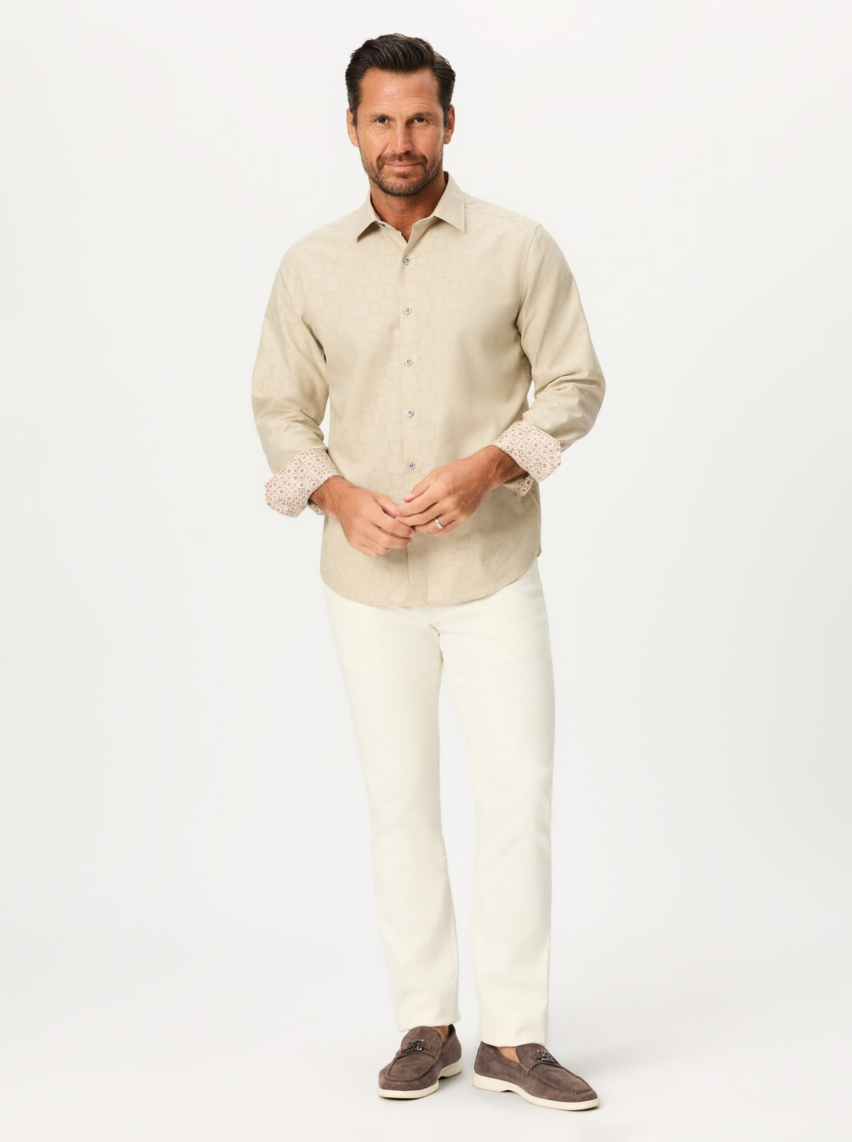STELLMAN LONG SLEEVE BUTTON DOWN SHIRT