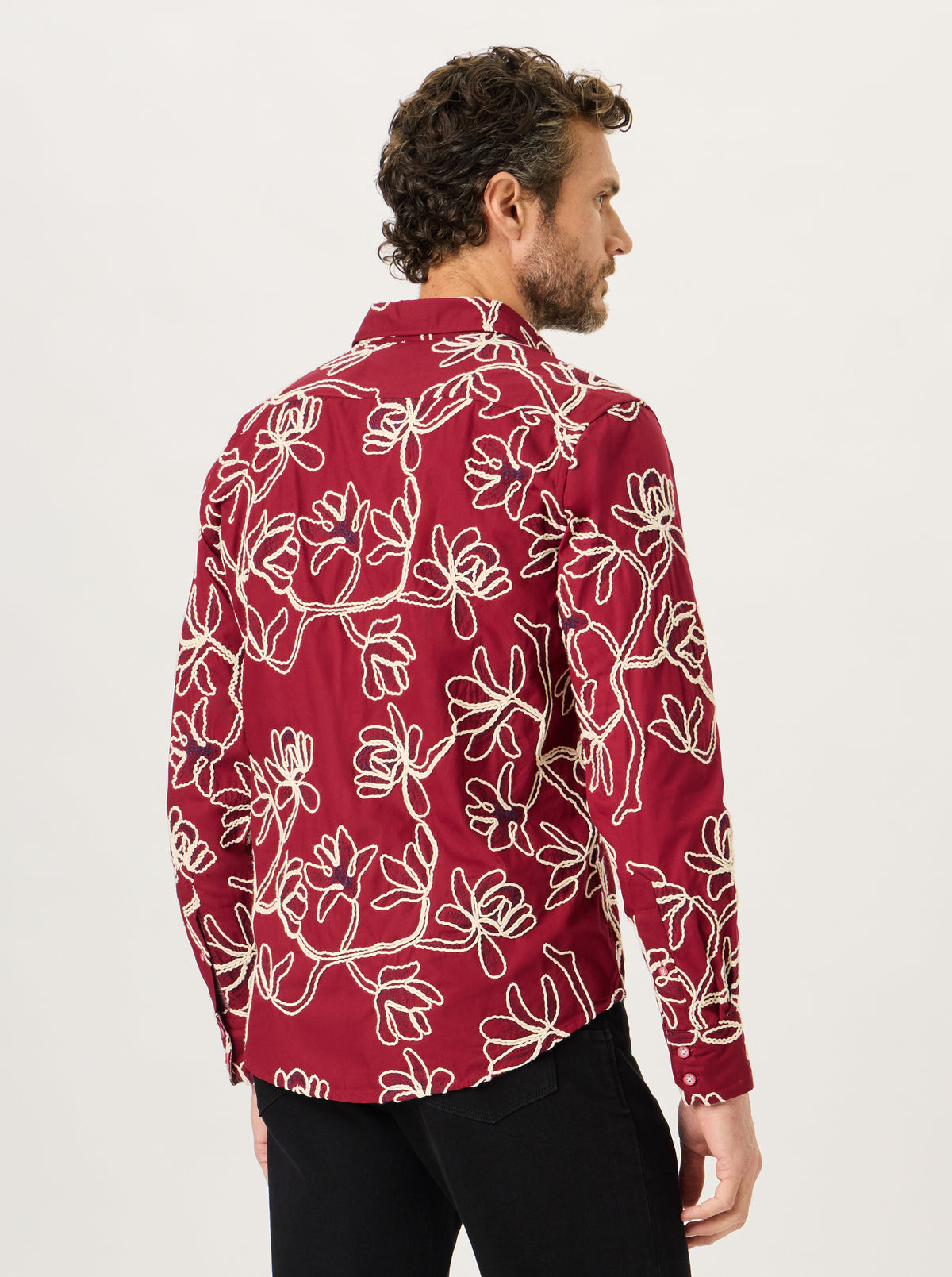 REDFORD LONG SLEEVE BUTTON DOWN SHIRT