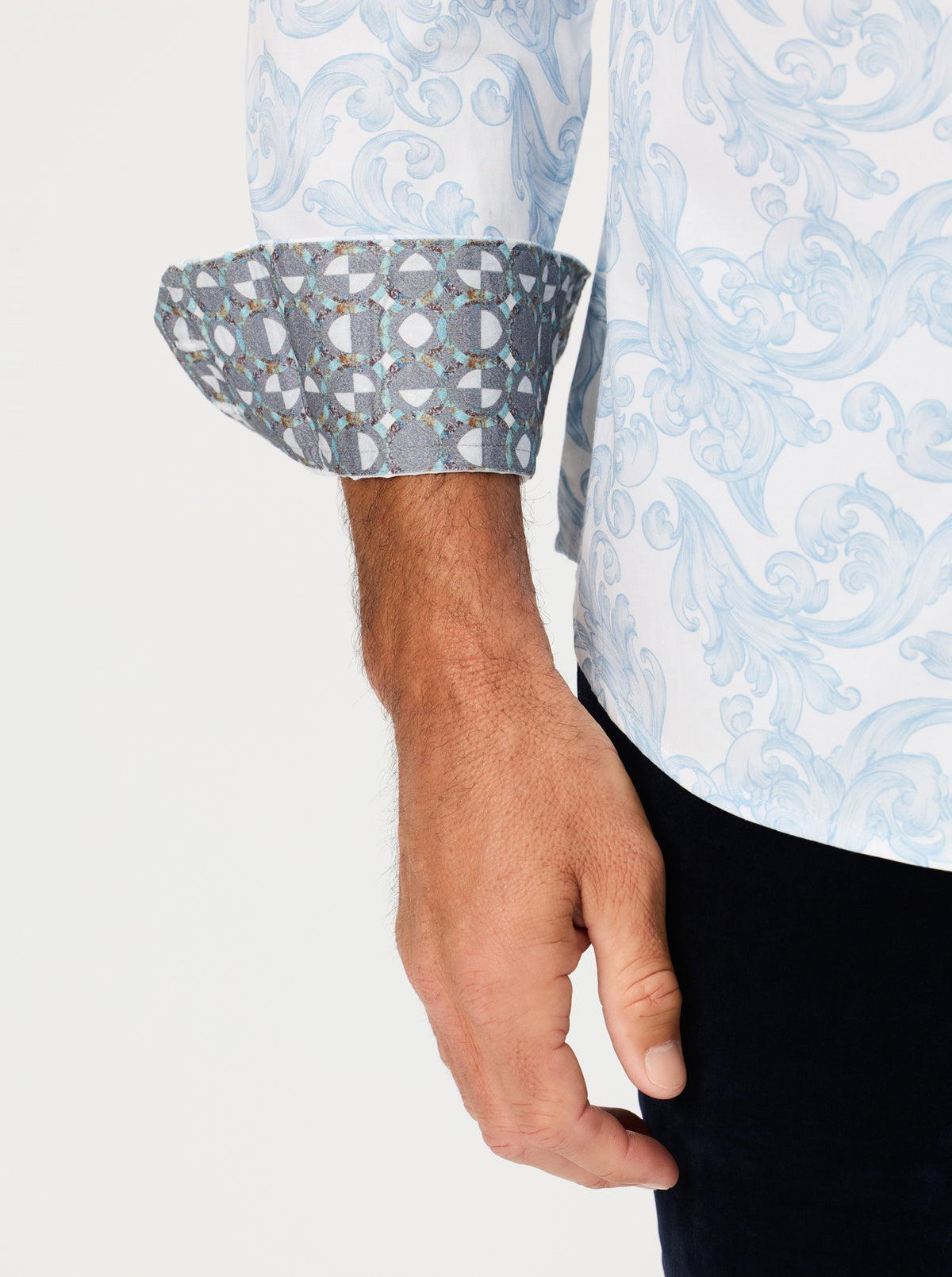 BURNLEY LONG SLEEVE BUTTON DOWN SHIRT