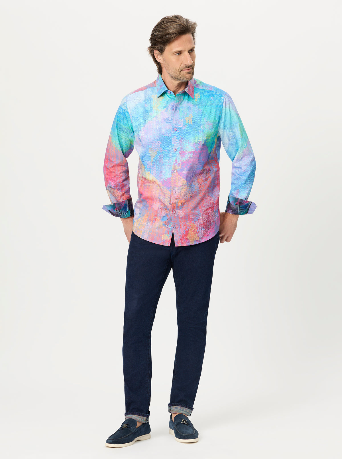 MORWELL LONG SLEEVE BUTTON DOWN SHIRT