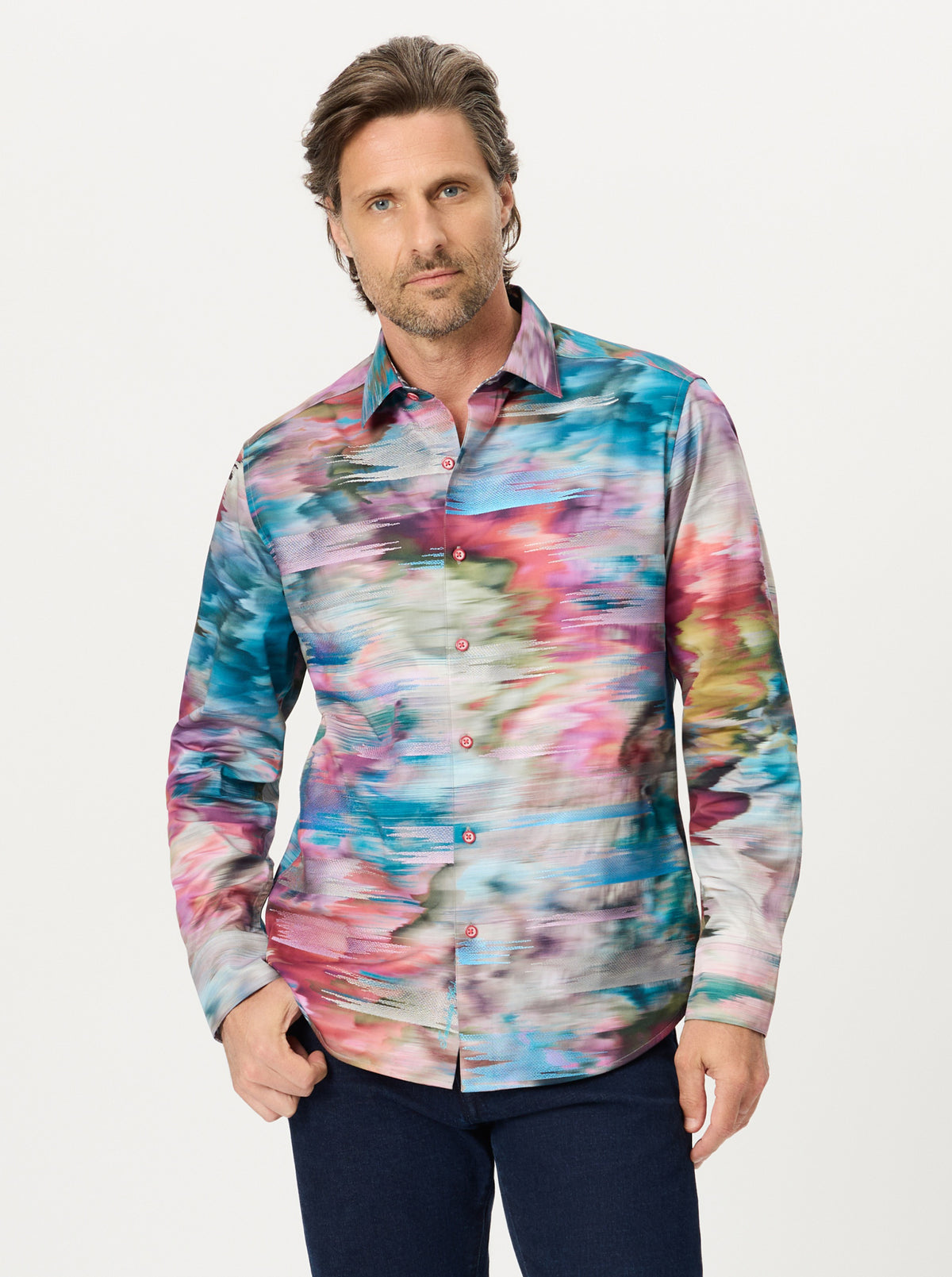 MARDAN LONG SLEEVE BUTTON DOWN SHIRT