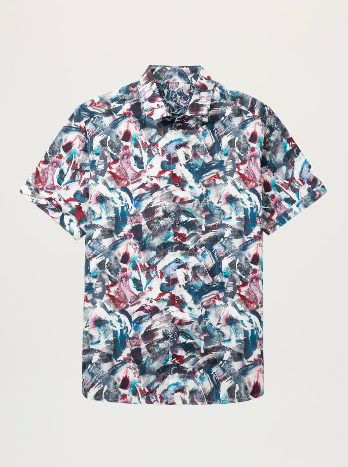 ROSTRON SHORT SLEEVE BUTTON DOWN SHIRT