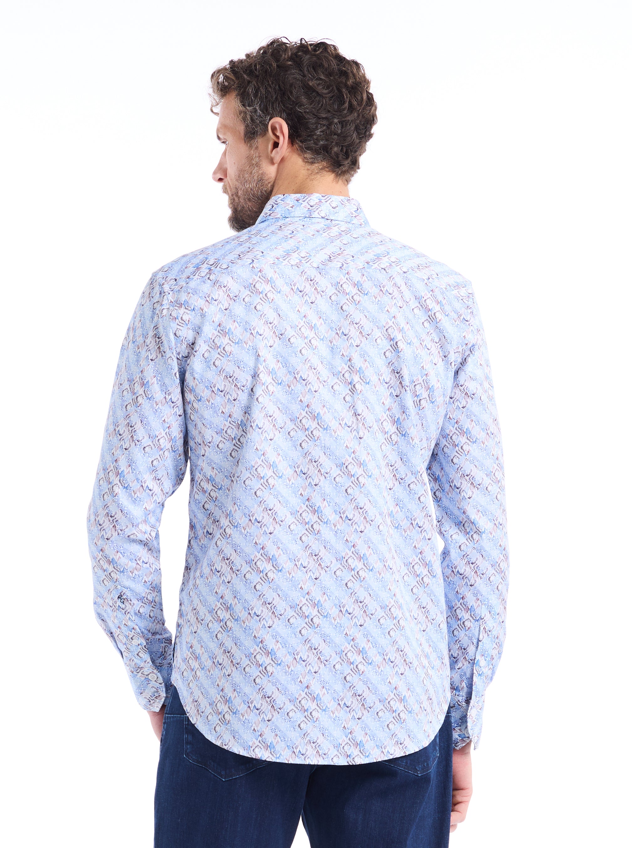 BRADVALE LONG SLEEVE BUTTON DOWN SHIRT