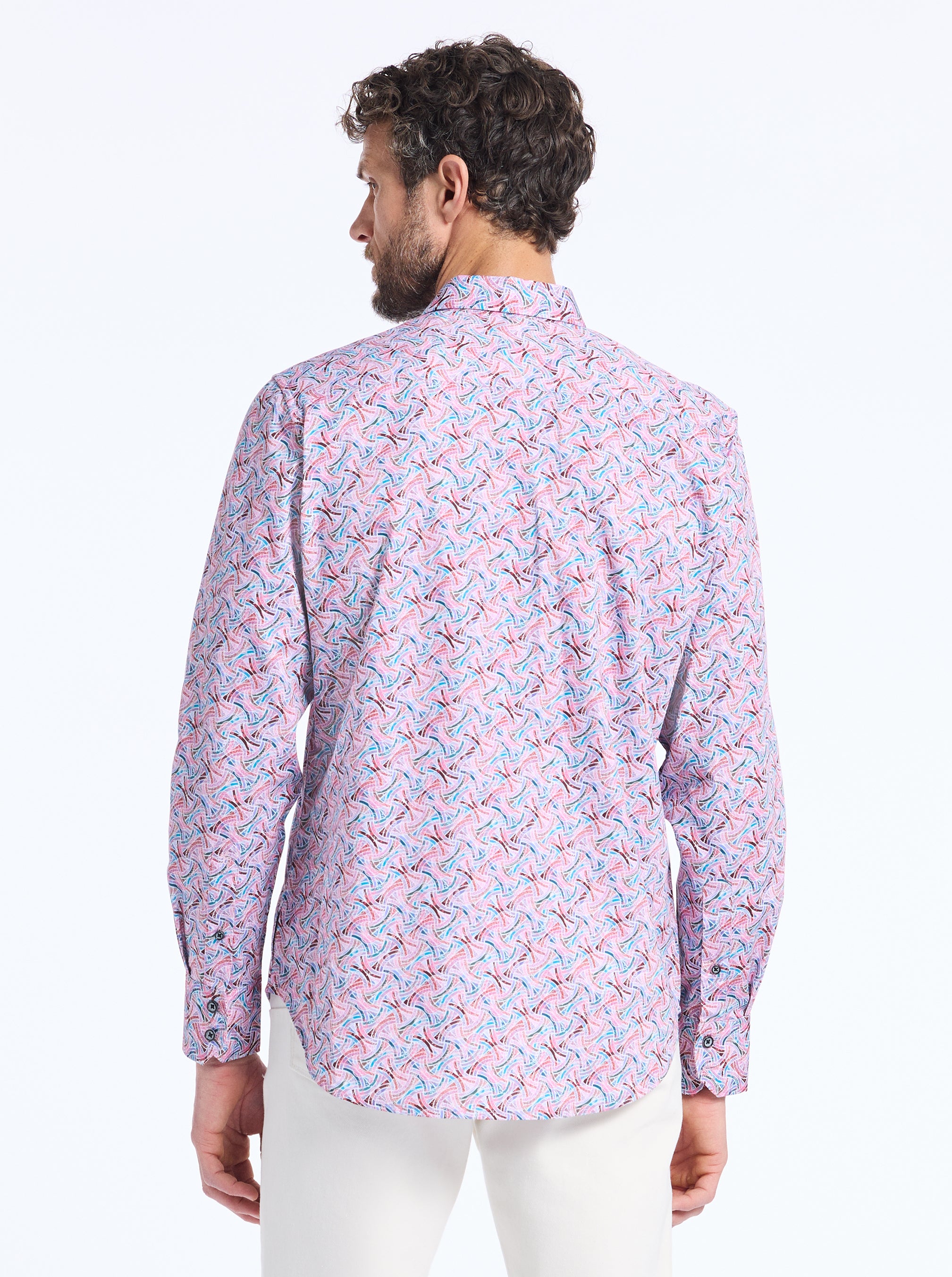 BRUCKNELL LONG SLEEVE BUTTON DOWN SHIRT