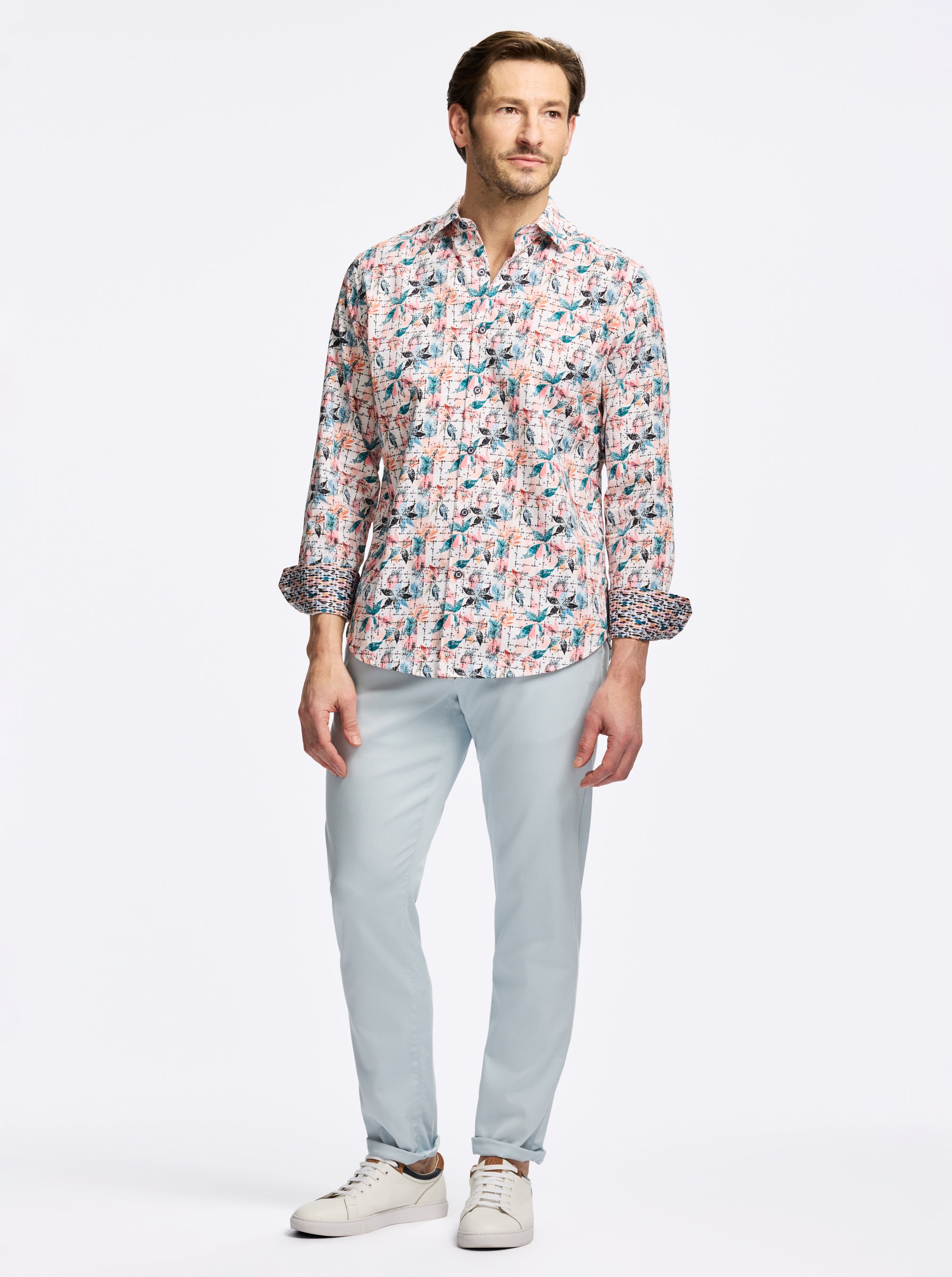 SPARGO LONG SLEEVE BUTTON DOWN SHIRT