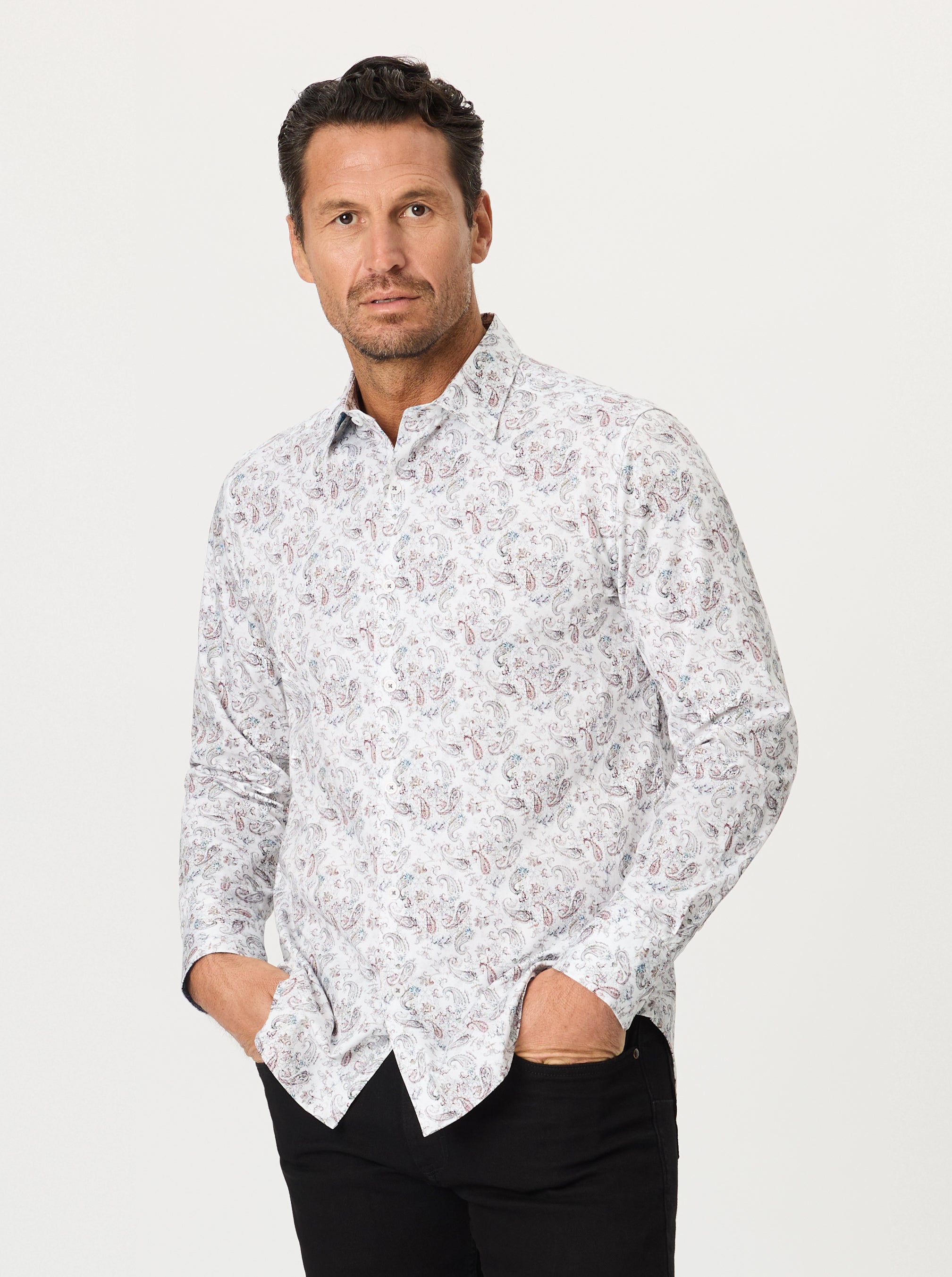 GORHAM LONG SLEEVE BUTTON DOWN SHIRT