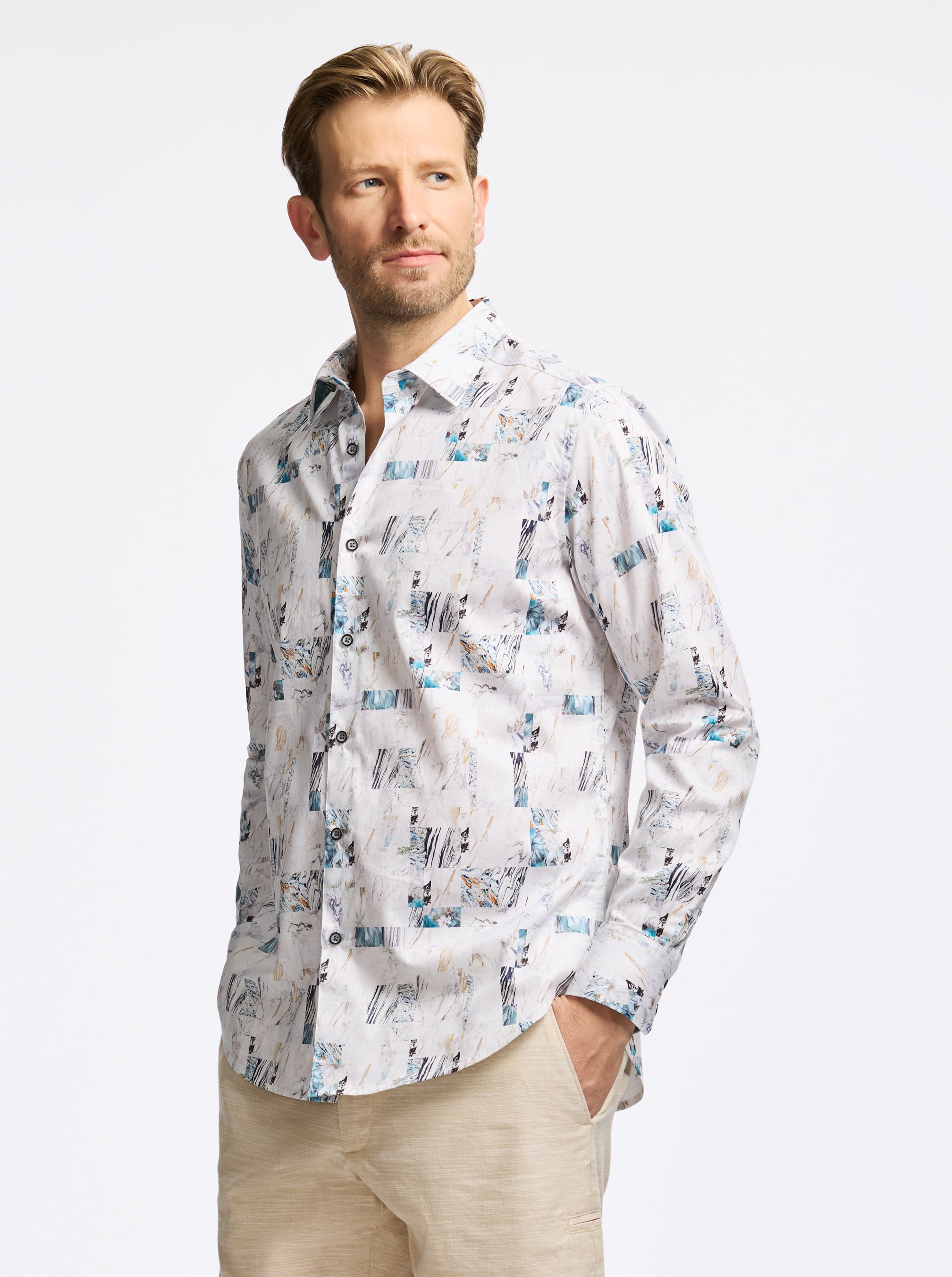 LISMORE LONG SLEEVE BUTTON DOWN SHIRT
