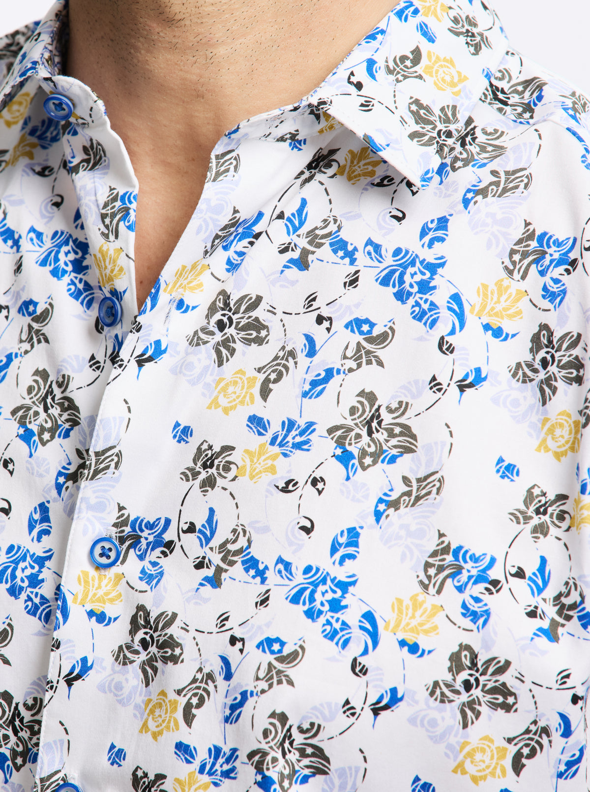 ALVIE SHORT SLEEVE BUTTON DOWN SHIRT