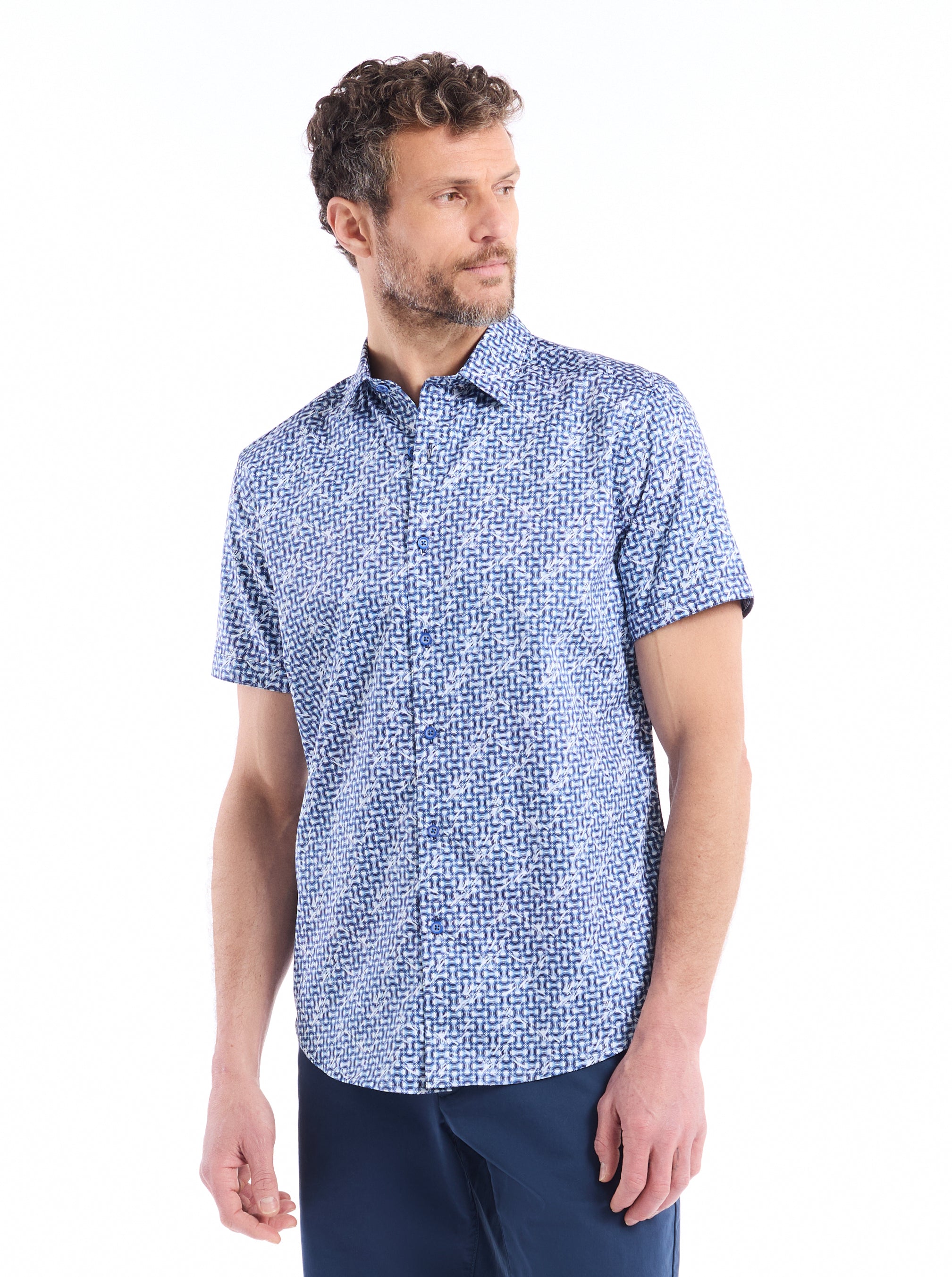 COTSWOLD SHORT SLEEVE BUTTON DOWN SHIRT