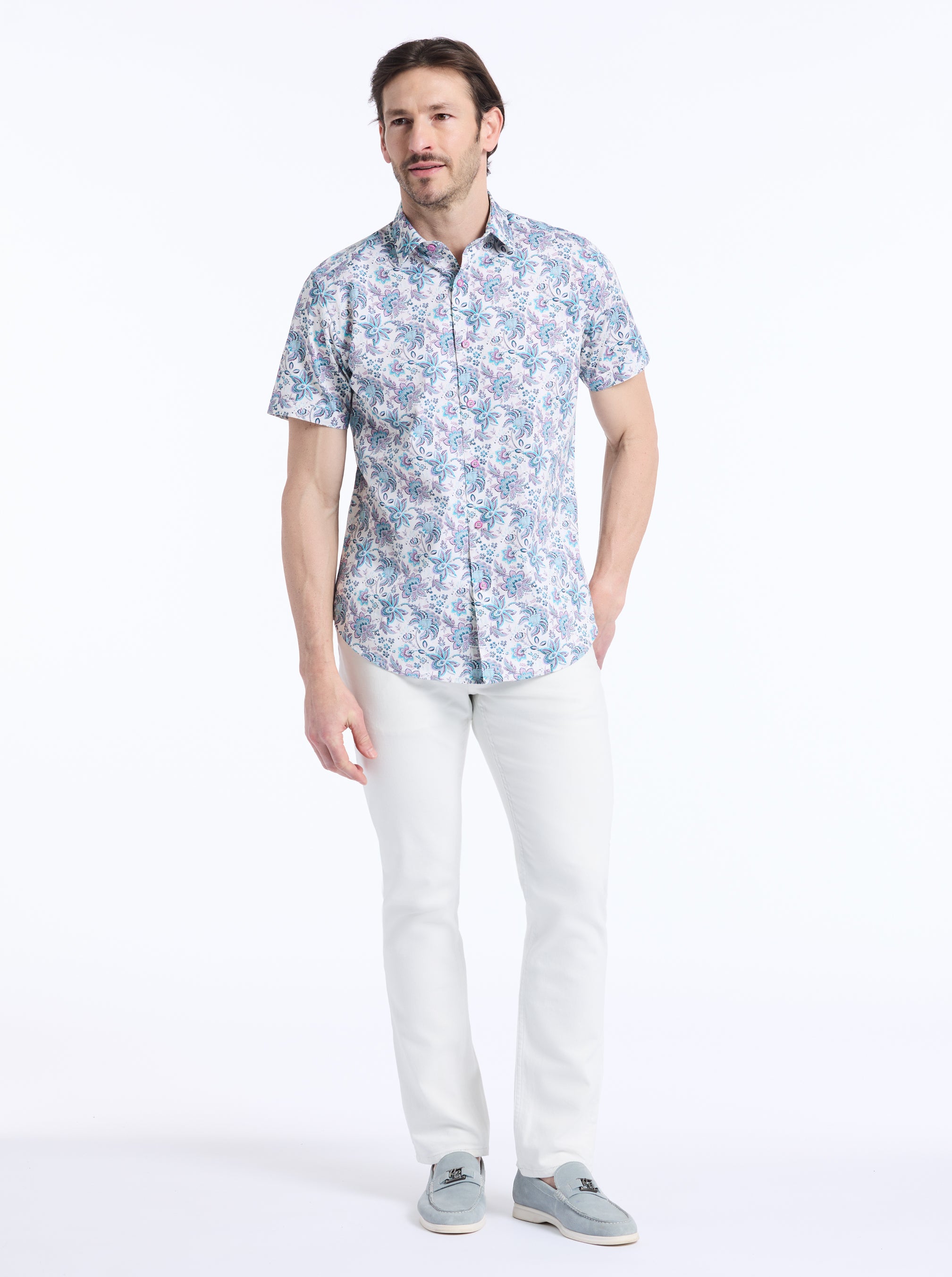 SKIPTON SHORT SLEEVE BUTTON DOWN SHIRT