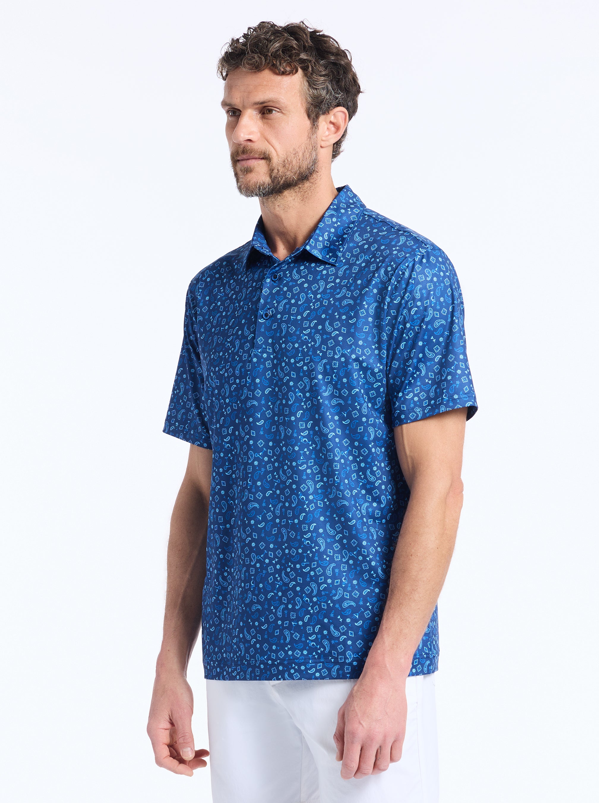 BANDANA DRINKS SHORT SLEEVE POLO