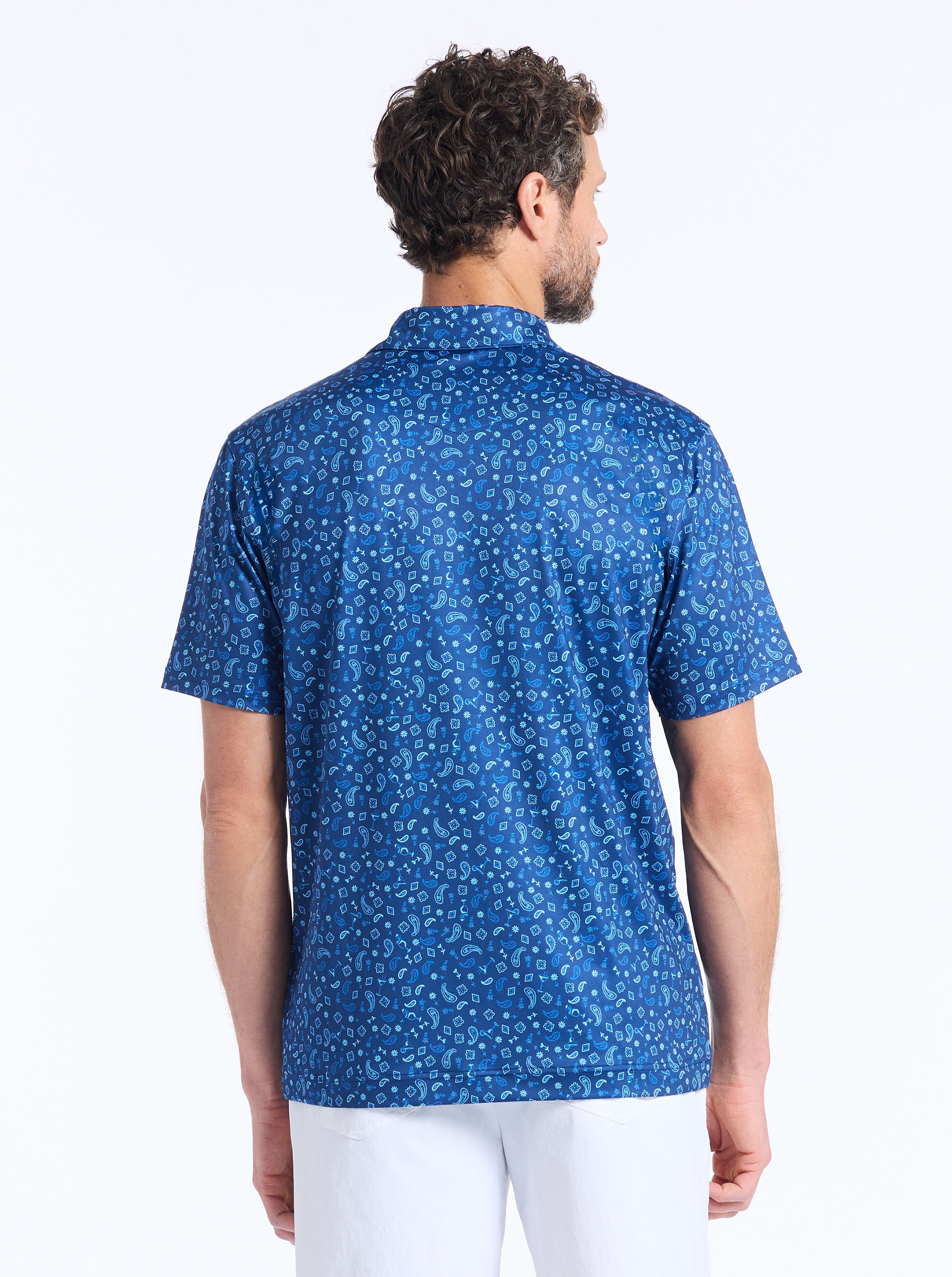 BANDANA DRINKS SHORT SLEEVE POLO
