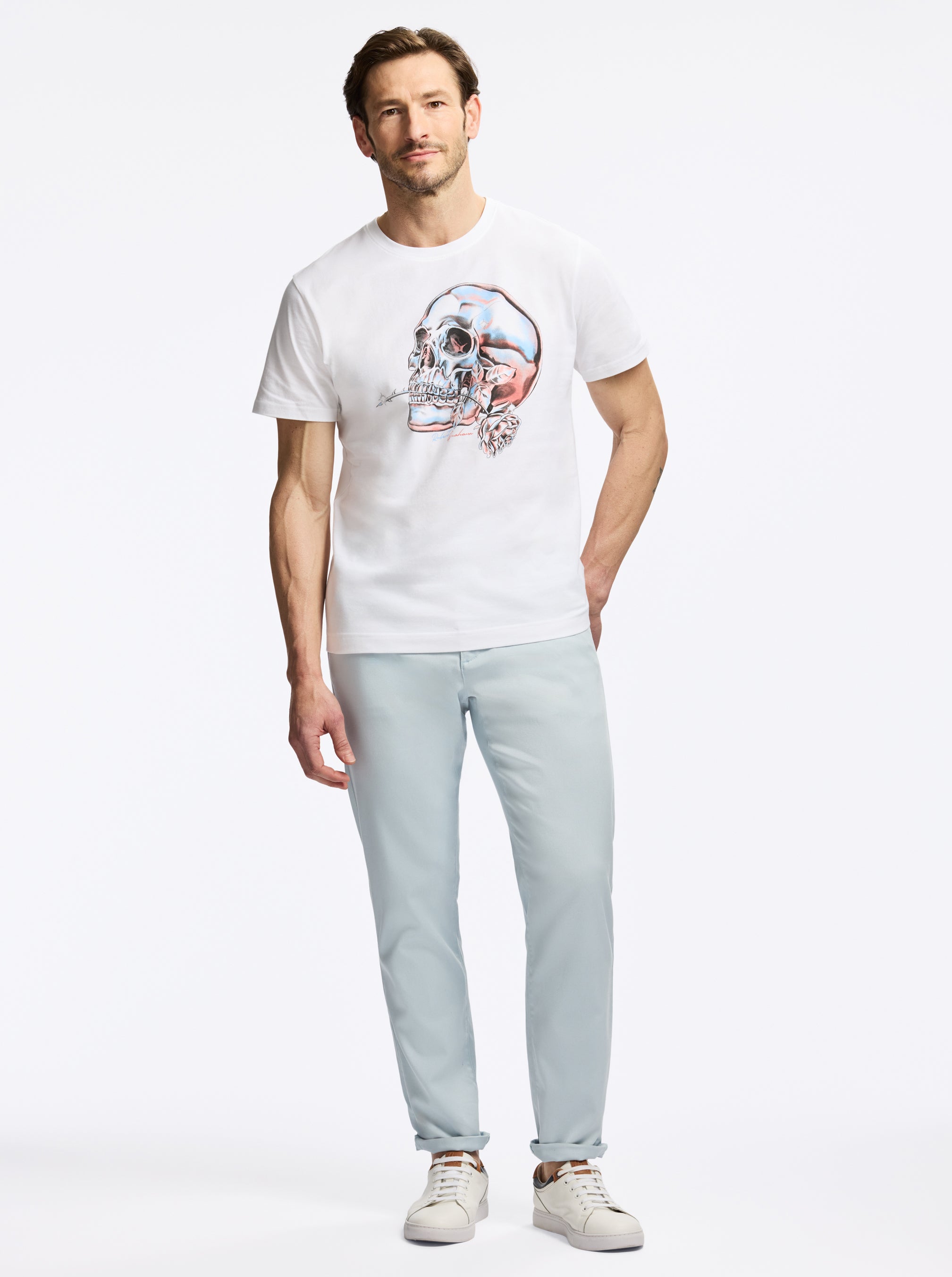 CHROME SKULL SHORT SLEEVE T-SHIRT