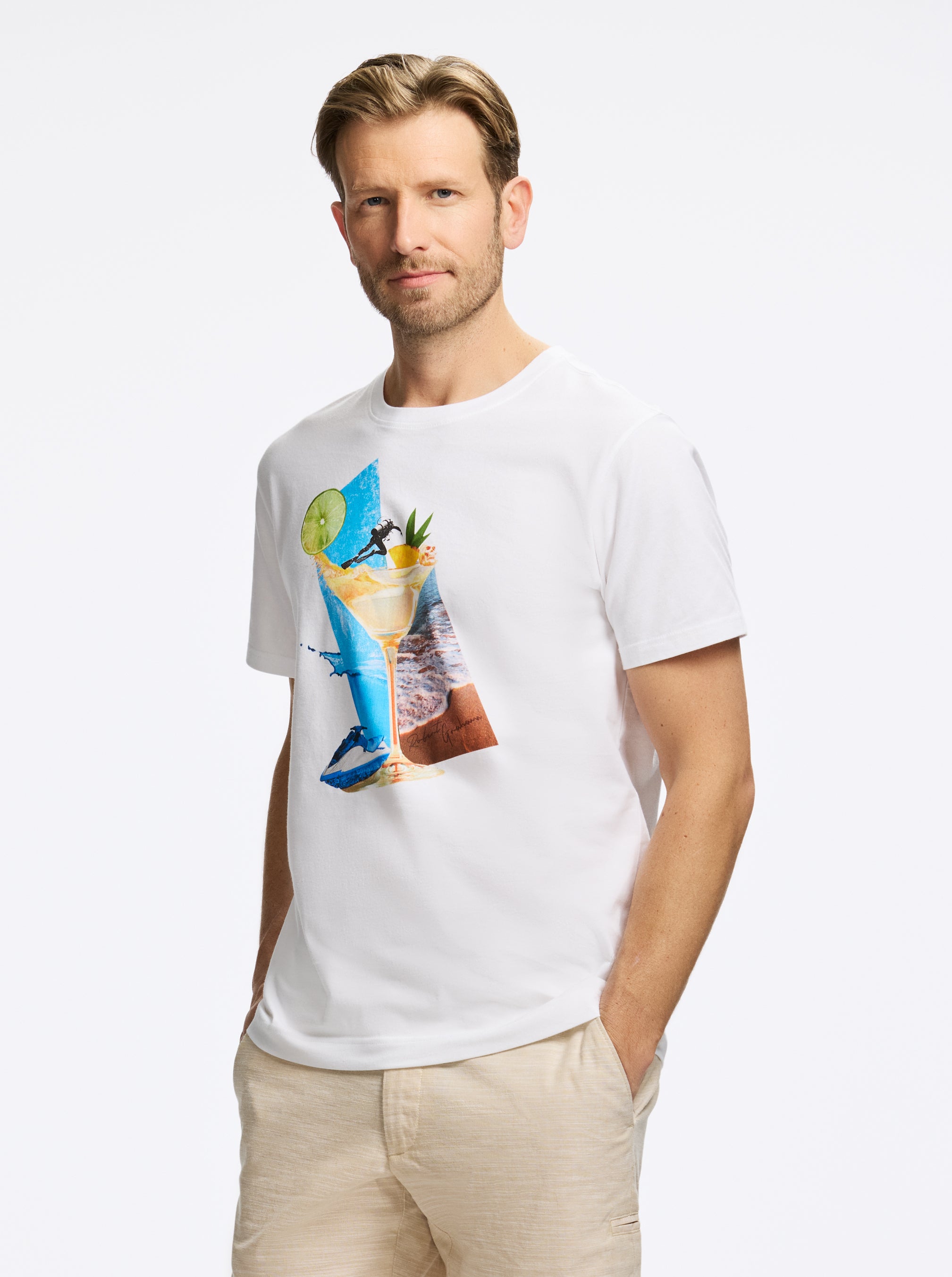 BEACH MARTINI SHORT SLEEVE T-SHIRT