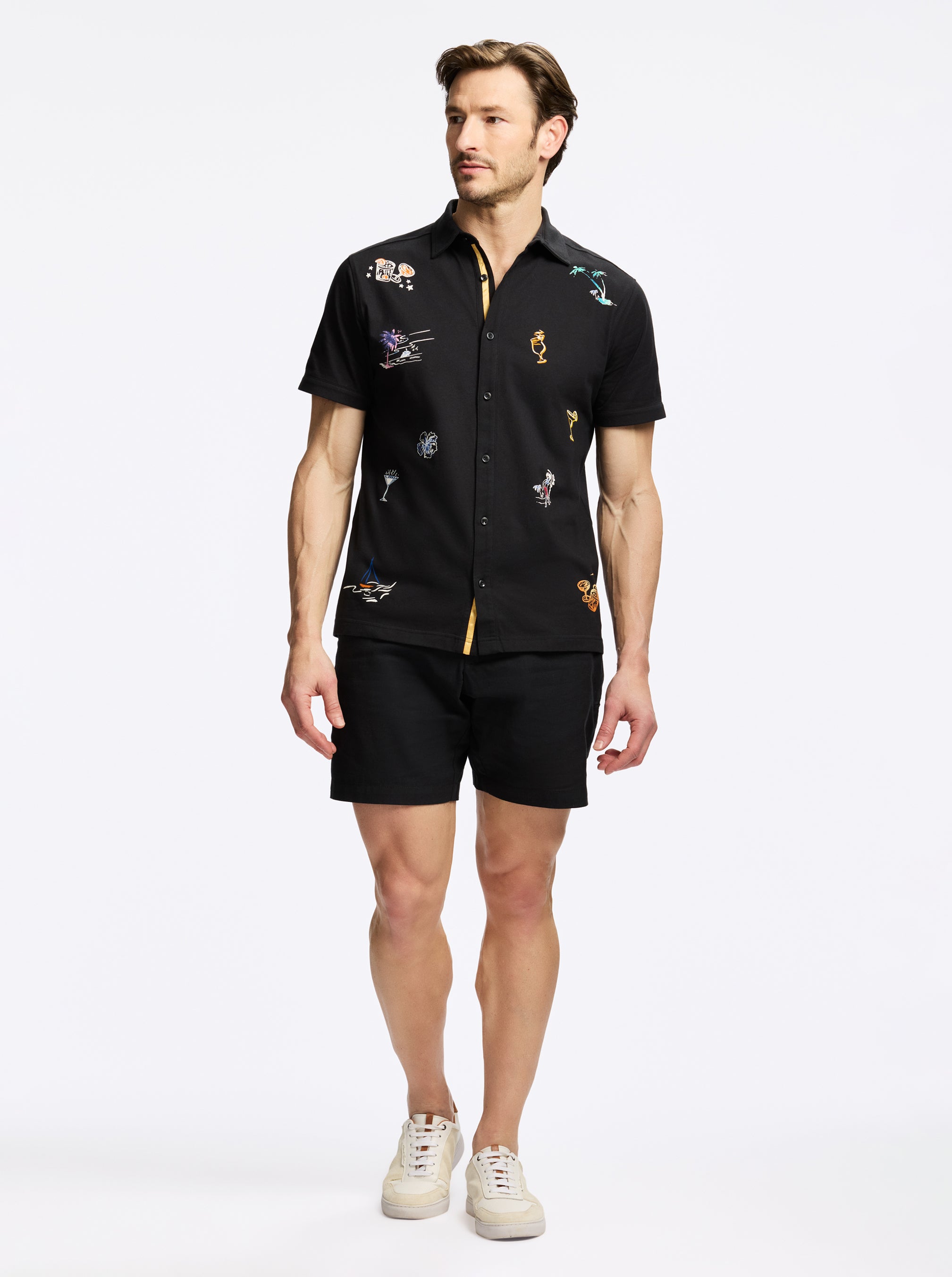 BOAT DAY SHORT SLEEVE BUTTON DOWN SHIRT