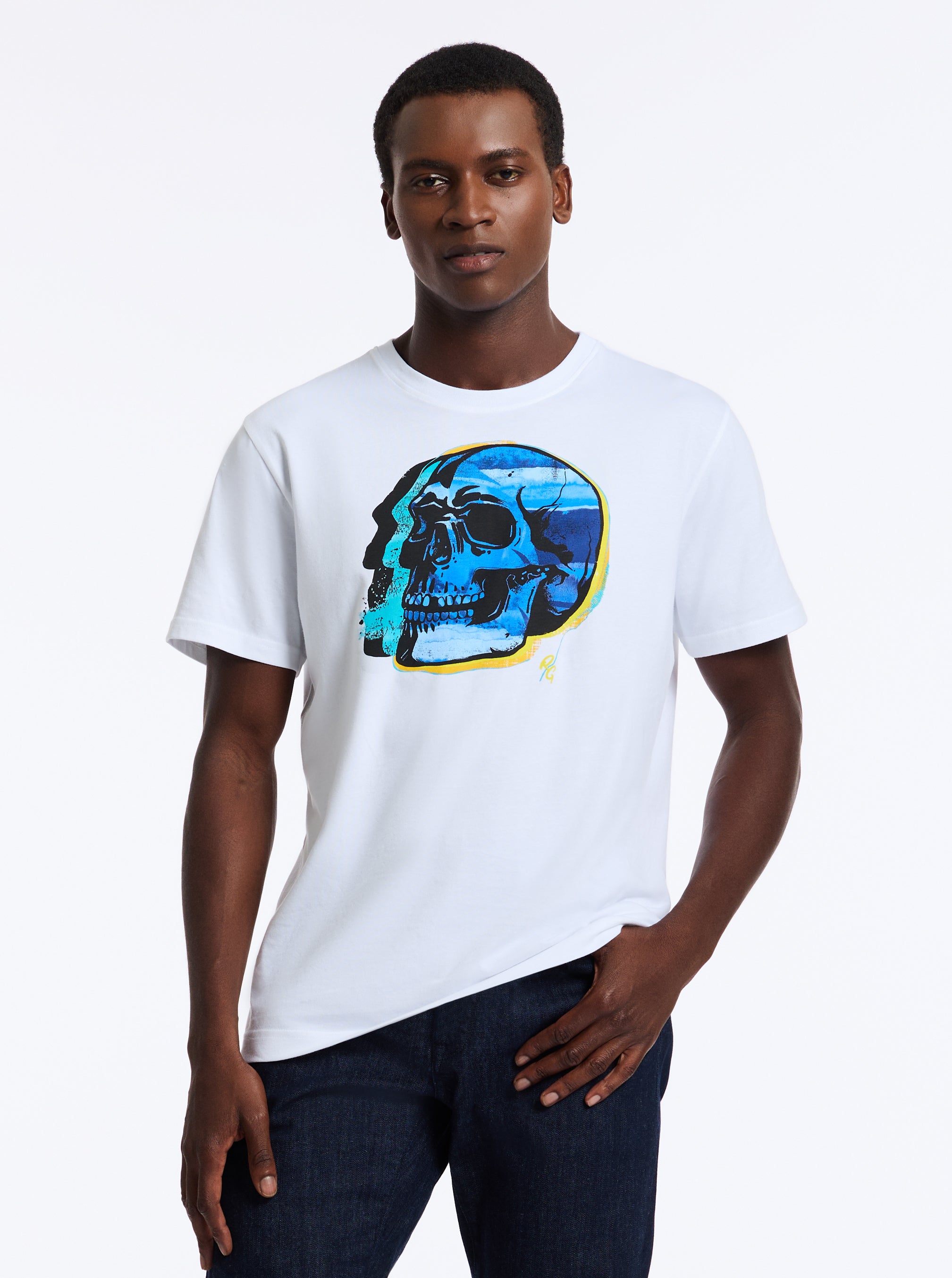 STAMP SKULL SHORT SLEEVE T-SHIRT