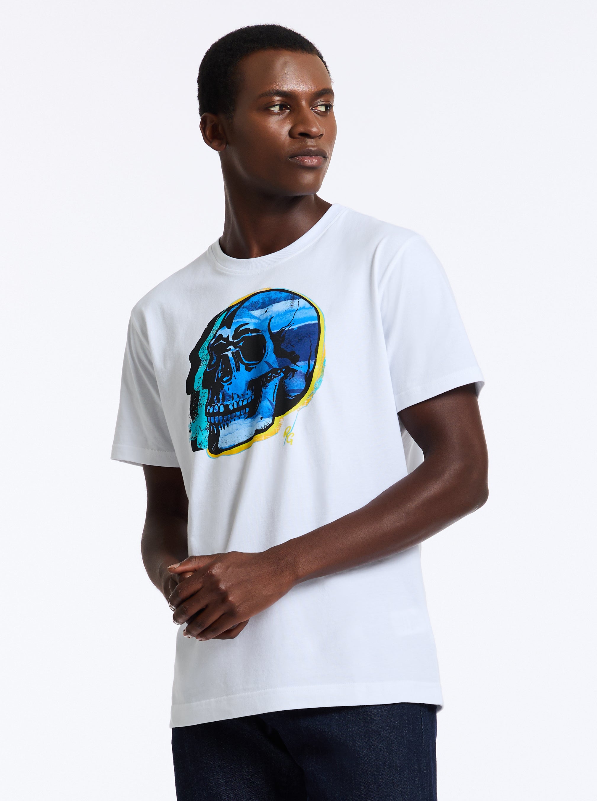STAMP SKULL SHORT SLEEVE T-SHIRT