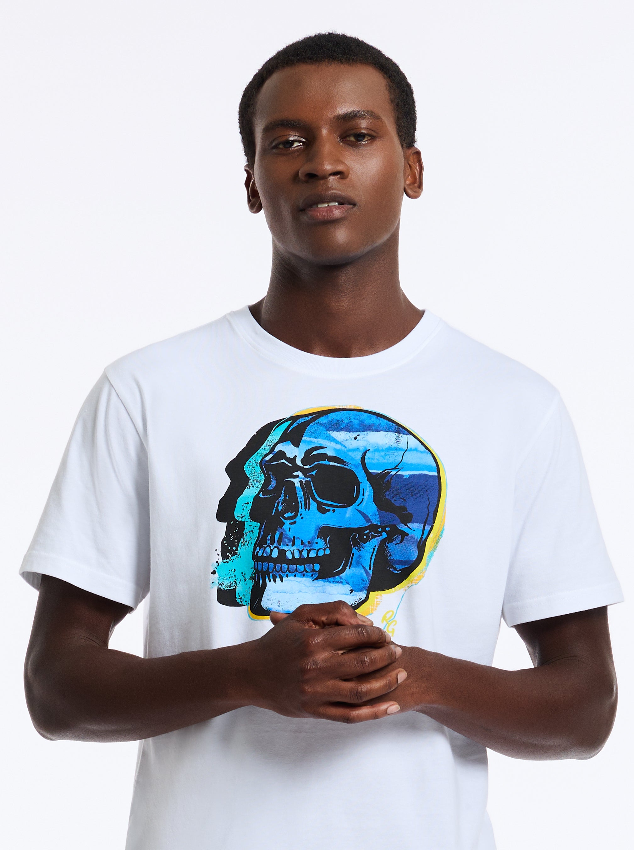 STAMP SKULL SHORT SLEEVE T-SHIRT