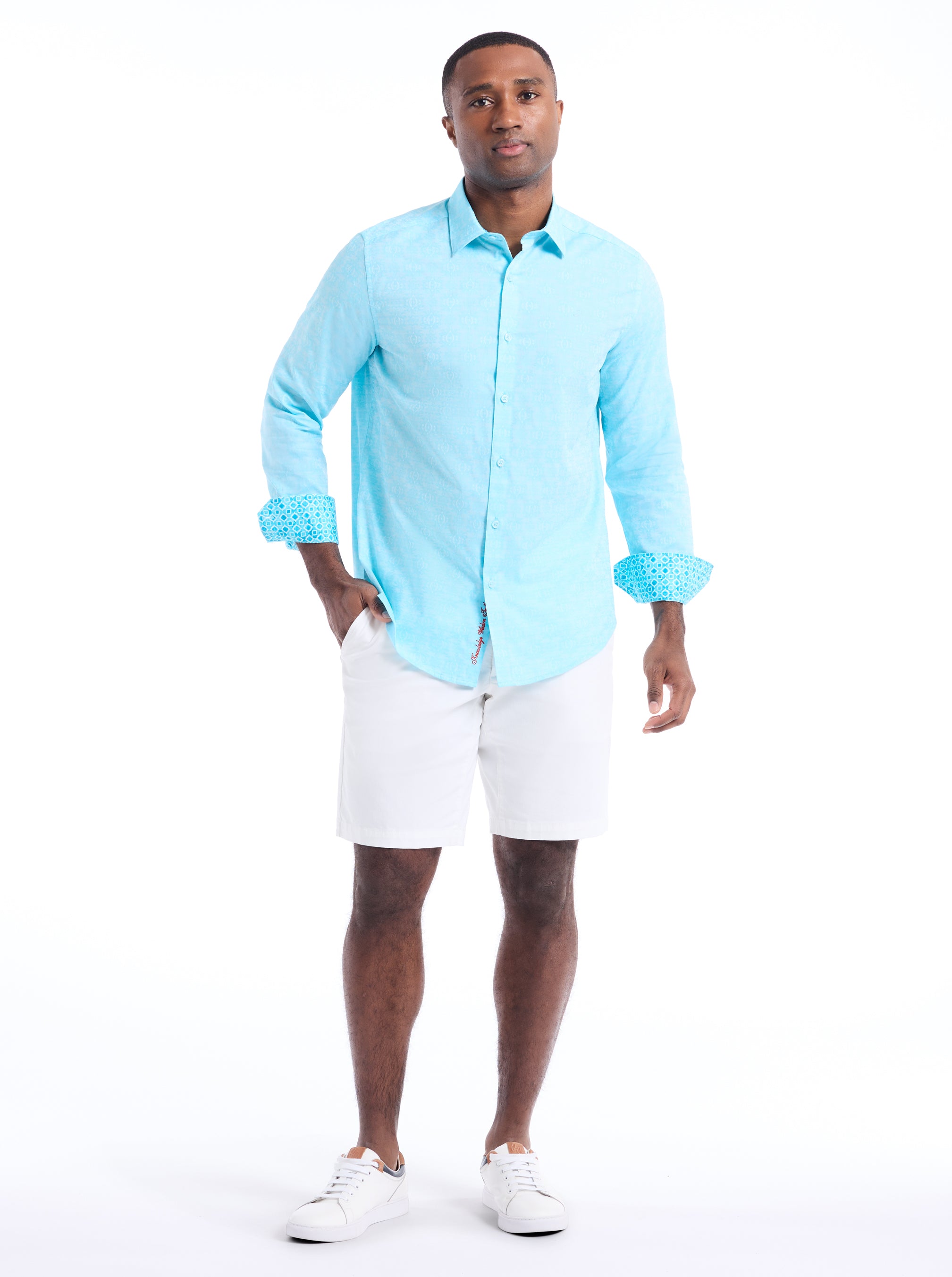 STELLMAN LONG SLEEVE BUTTON DOWN SHIRT