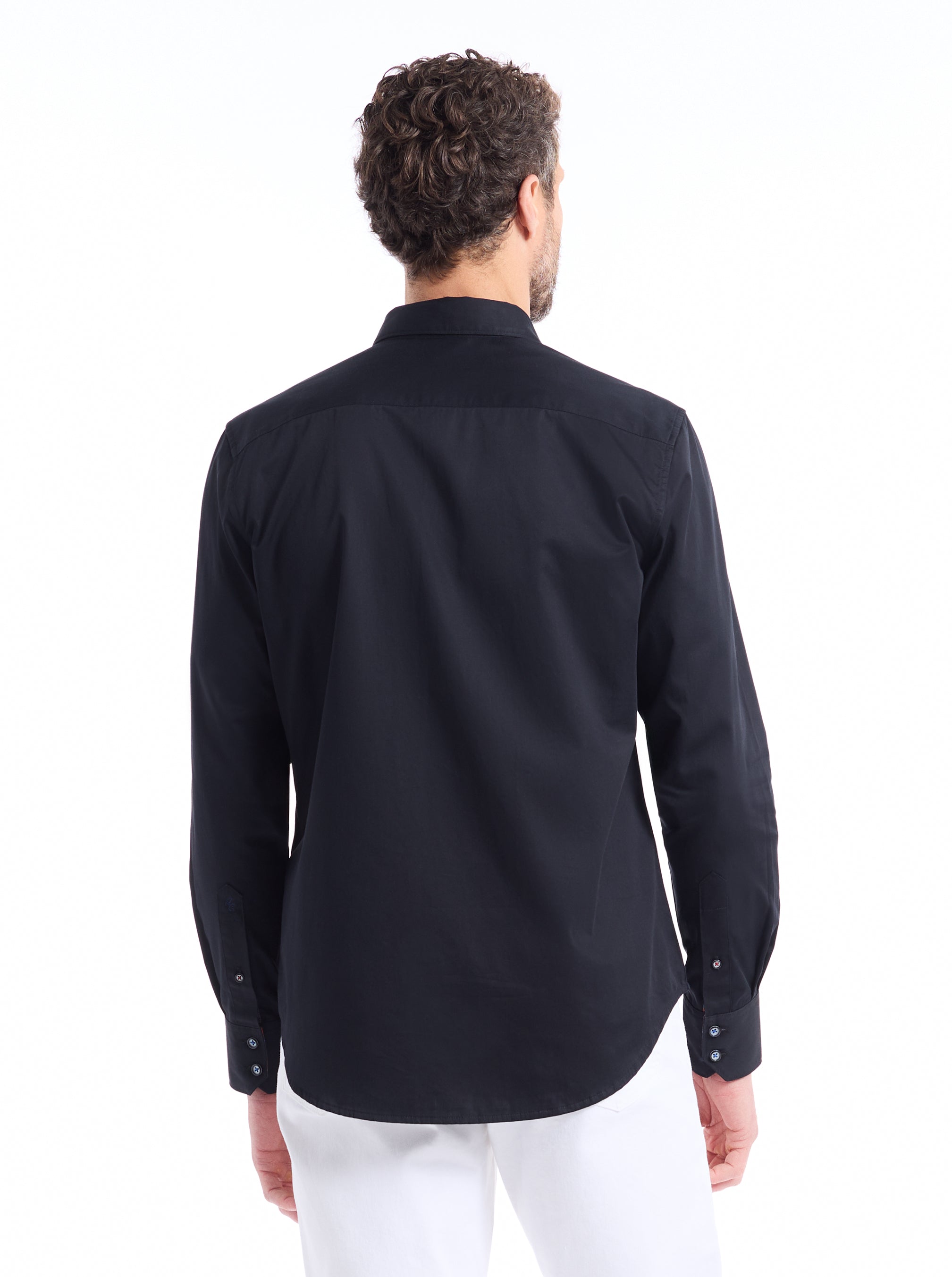 DROP AND ROLL LONG SLEEVE BUTTON DOWN SHIRT