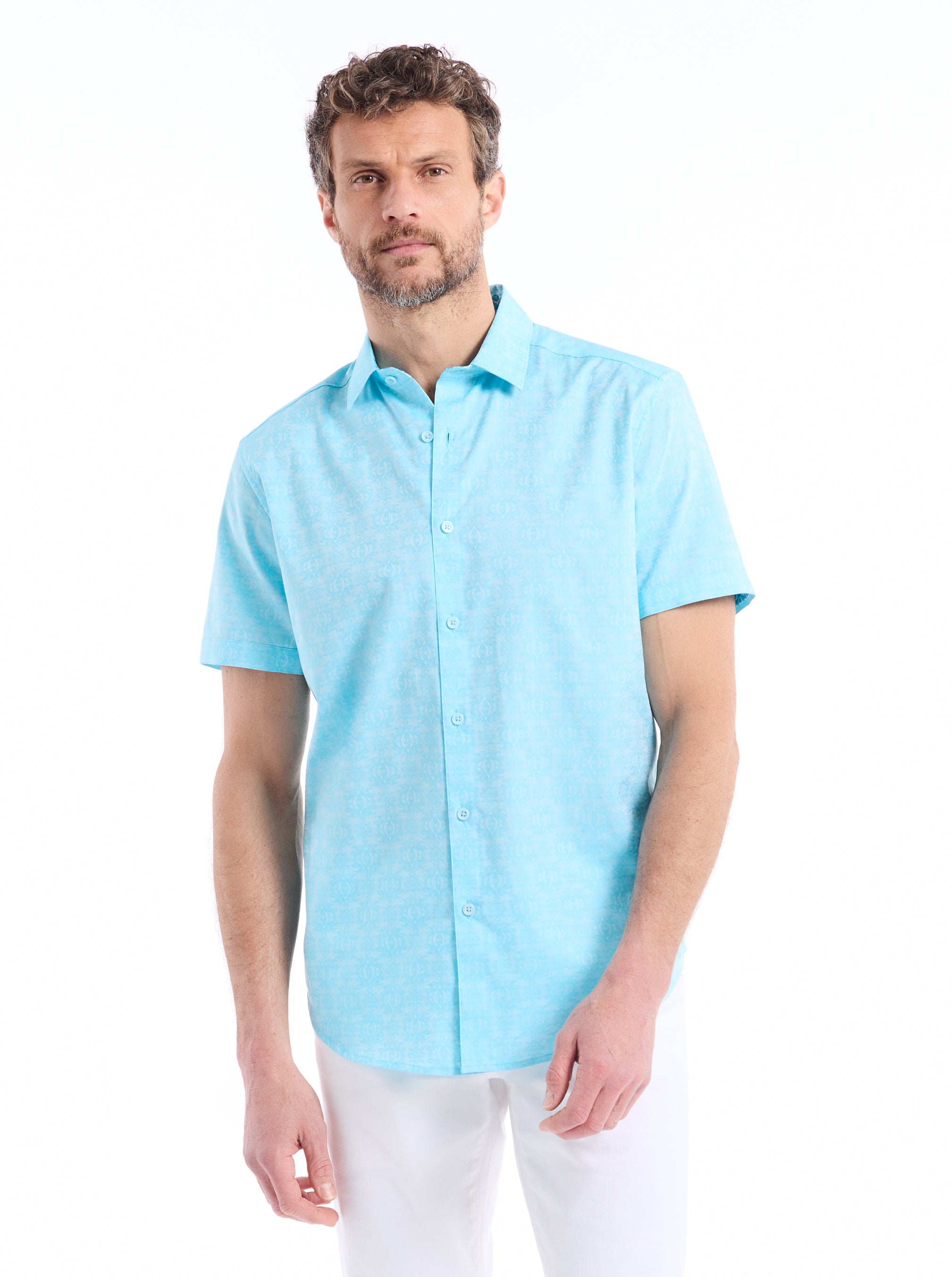 STELLMAN SHORT SLEEVE BUTTON DOWN SHIRT