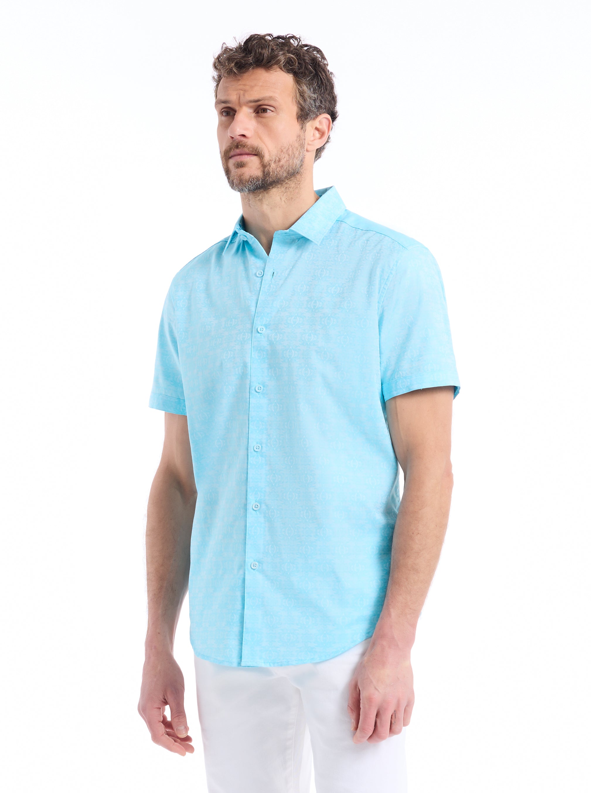 STELLMAN SHORT SLEEVE BUTTON DOWN SHIRT