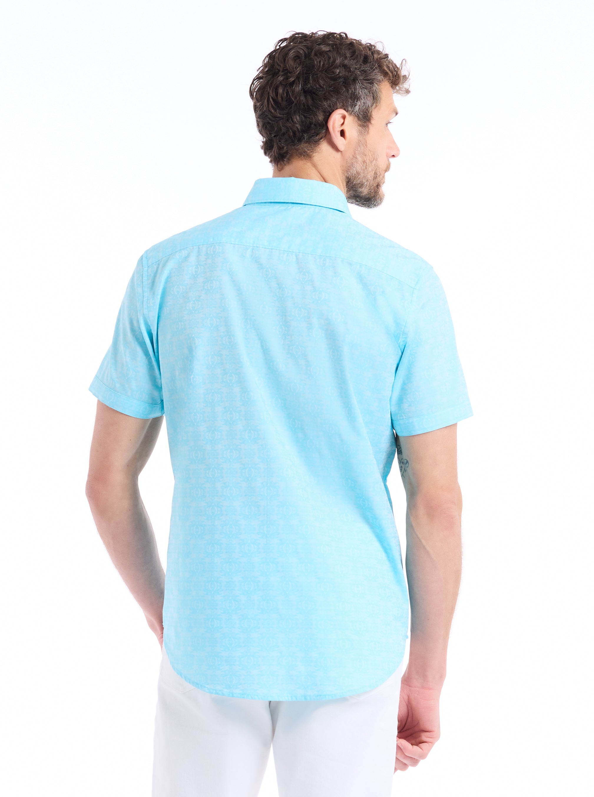 STELLMAN SHORT SLEEVE BUTTON DOWN SHIRT