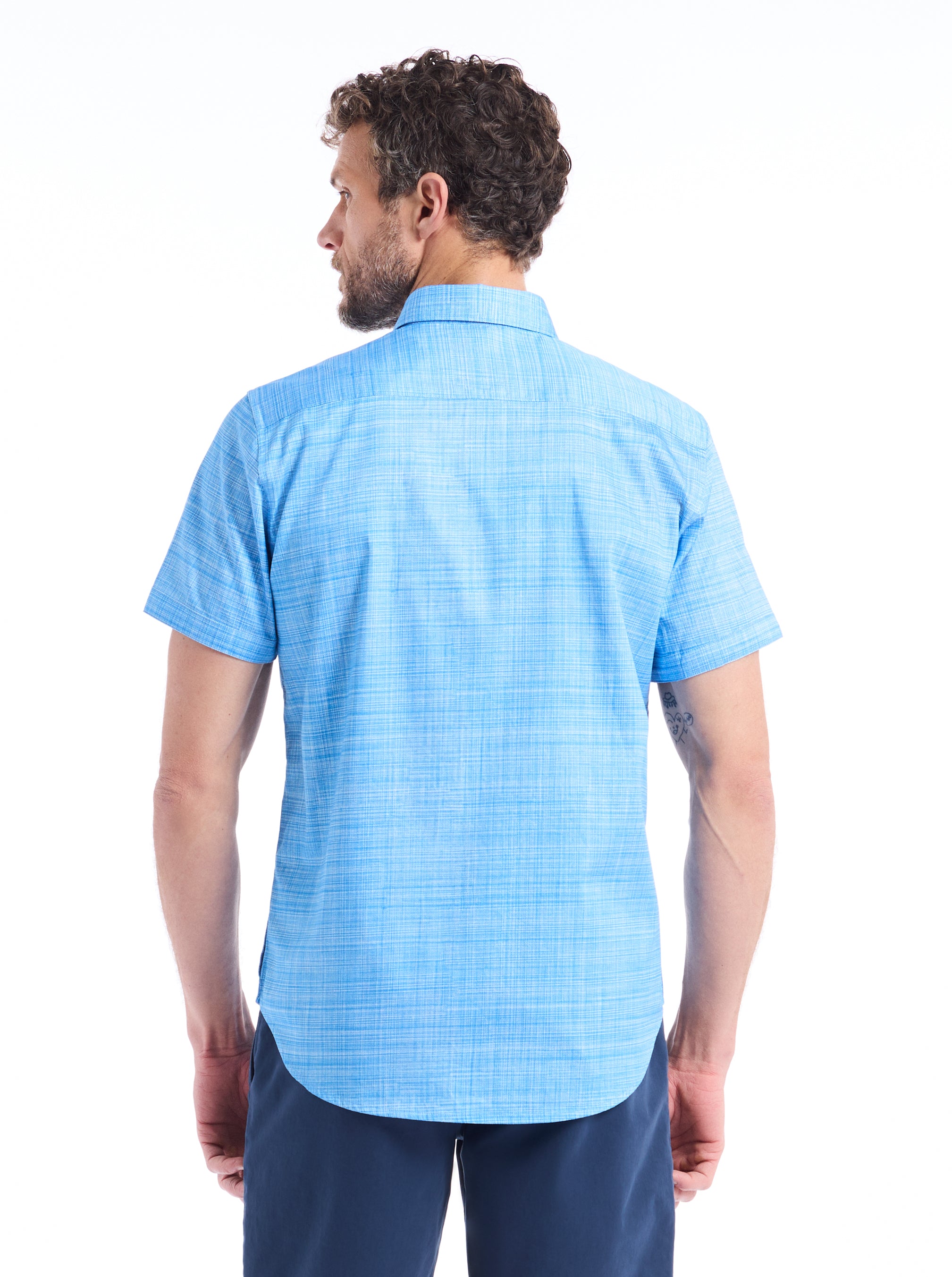 ROTH SHORT SLEEVE BUTTON DOWN SHIRT