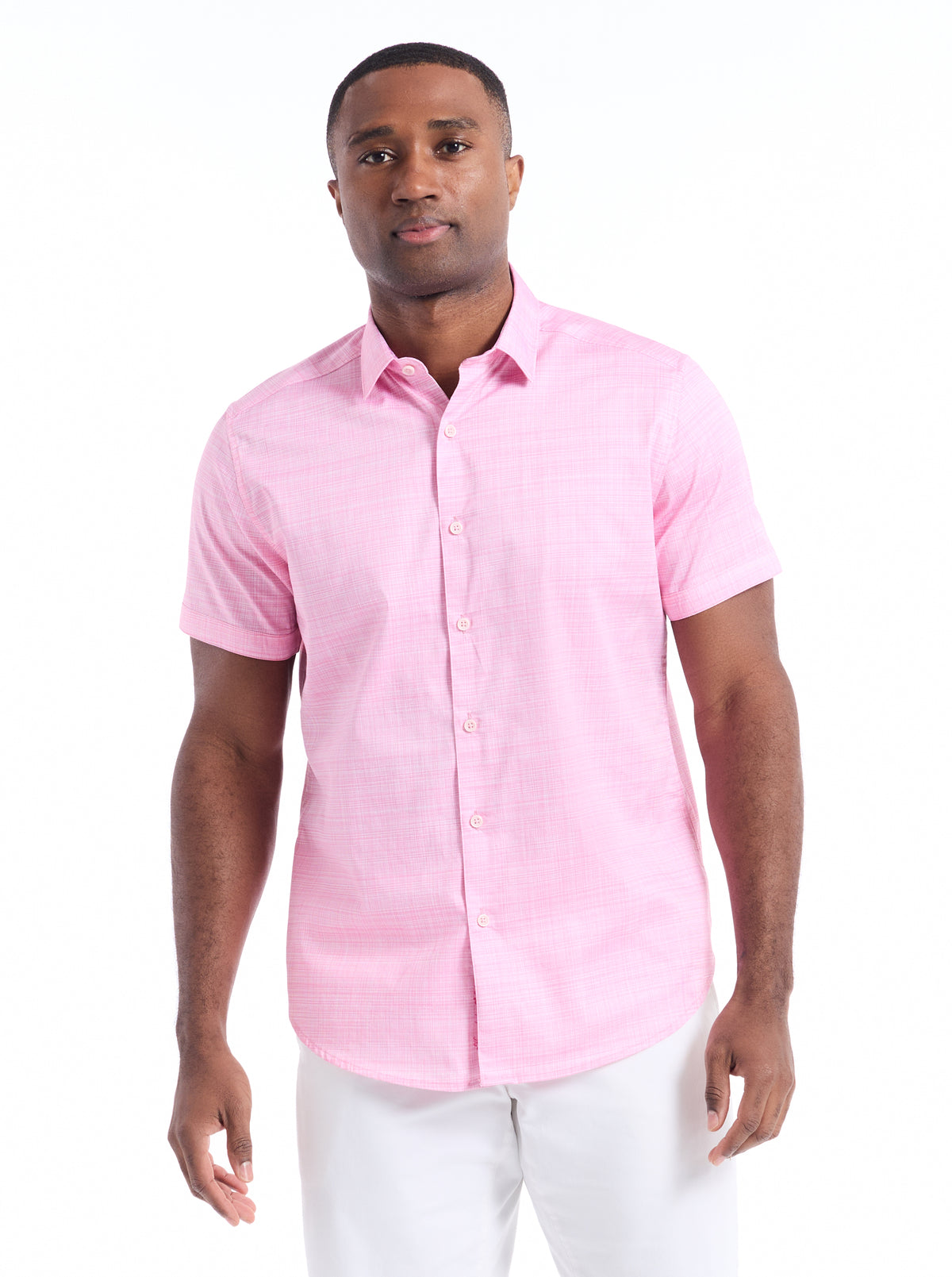 ROTH SHORT SLEEVE BUTTON DOWN SHIRT