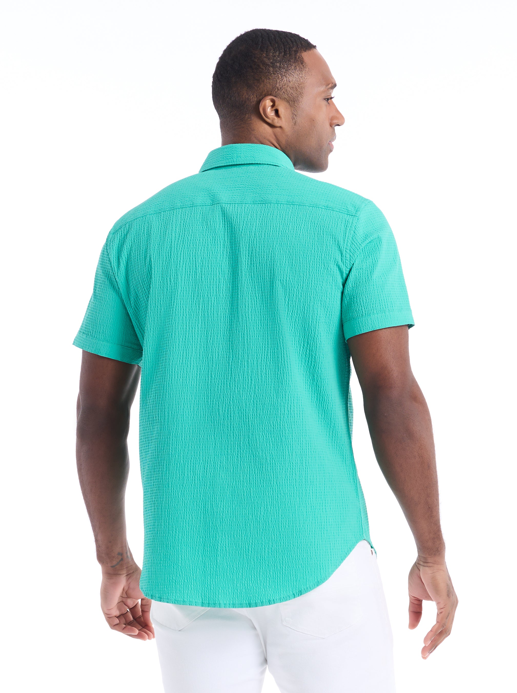 HARBOR SHORT SLEEVE BUTTON DOWN SHIRT