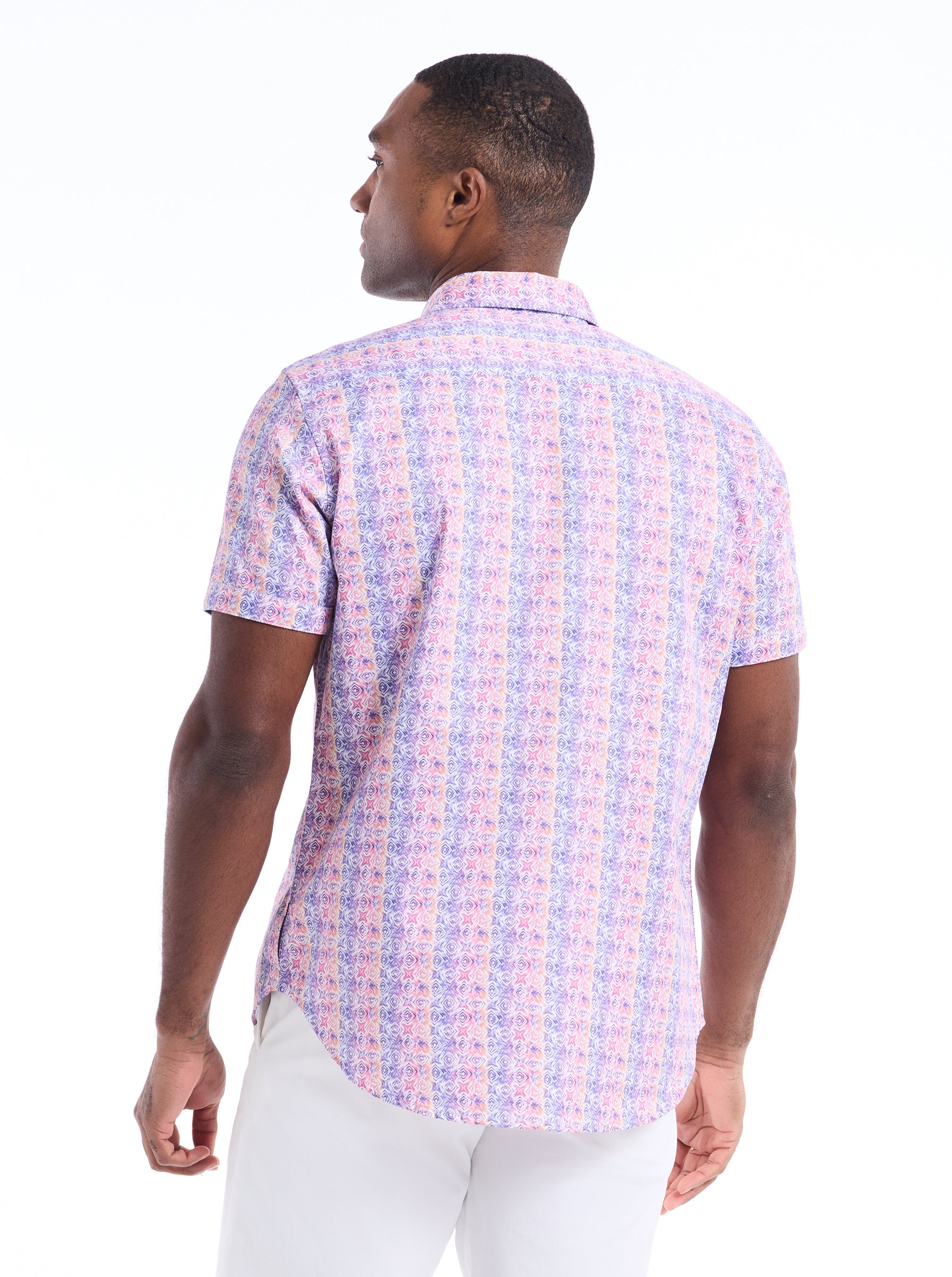 FORMBY SHORT SLEEVE BUTTON DOWN SHIRT