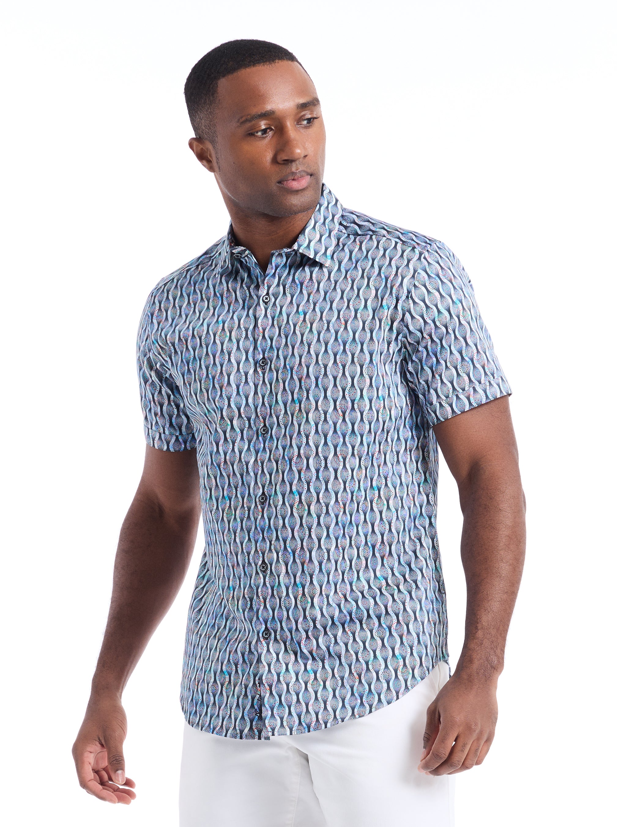 CODNOR SHORT SLEEVE BUTTON DOWNSHIRT