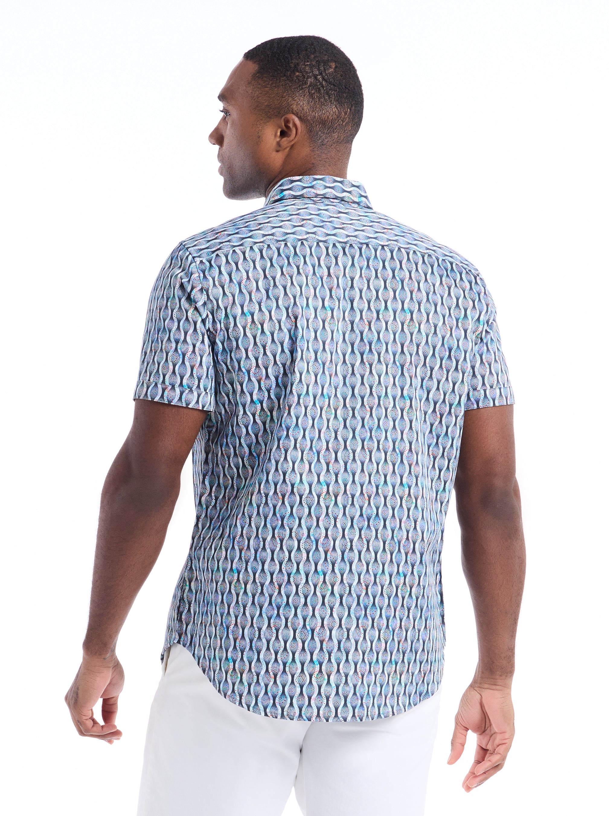 CODNOR SHORT SLEEVE BUTTON DOWNSHIRT