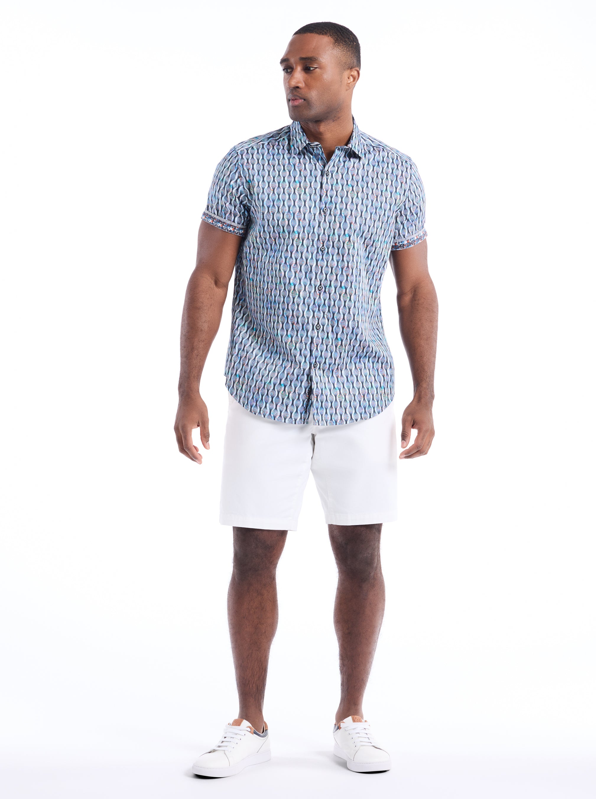 CODNOR SHORT SLEEVE BUTTON DOWNSHIRT