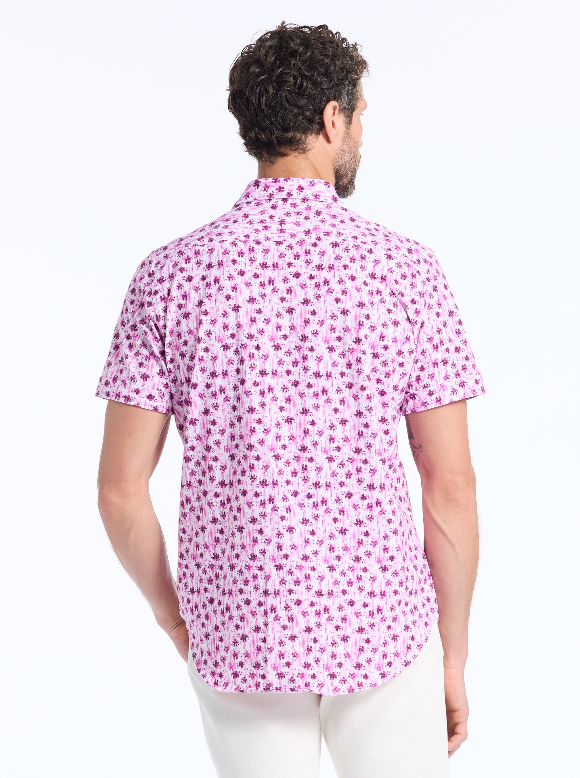 BRAMWELL SHORT SLEEVE BUTTON DOWN SHIRT