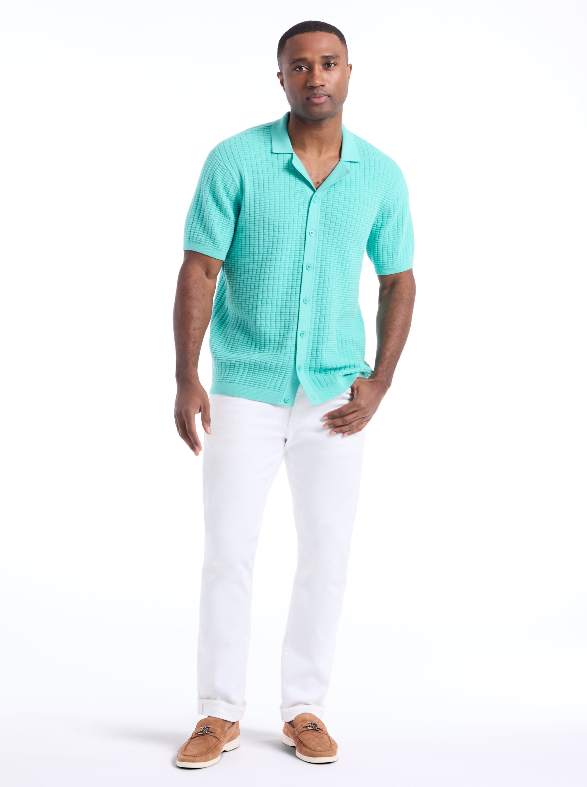 ISHAM SHORT SLEEVE SWEATER