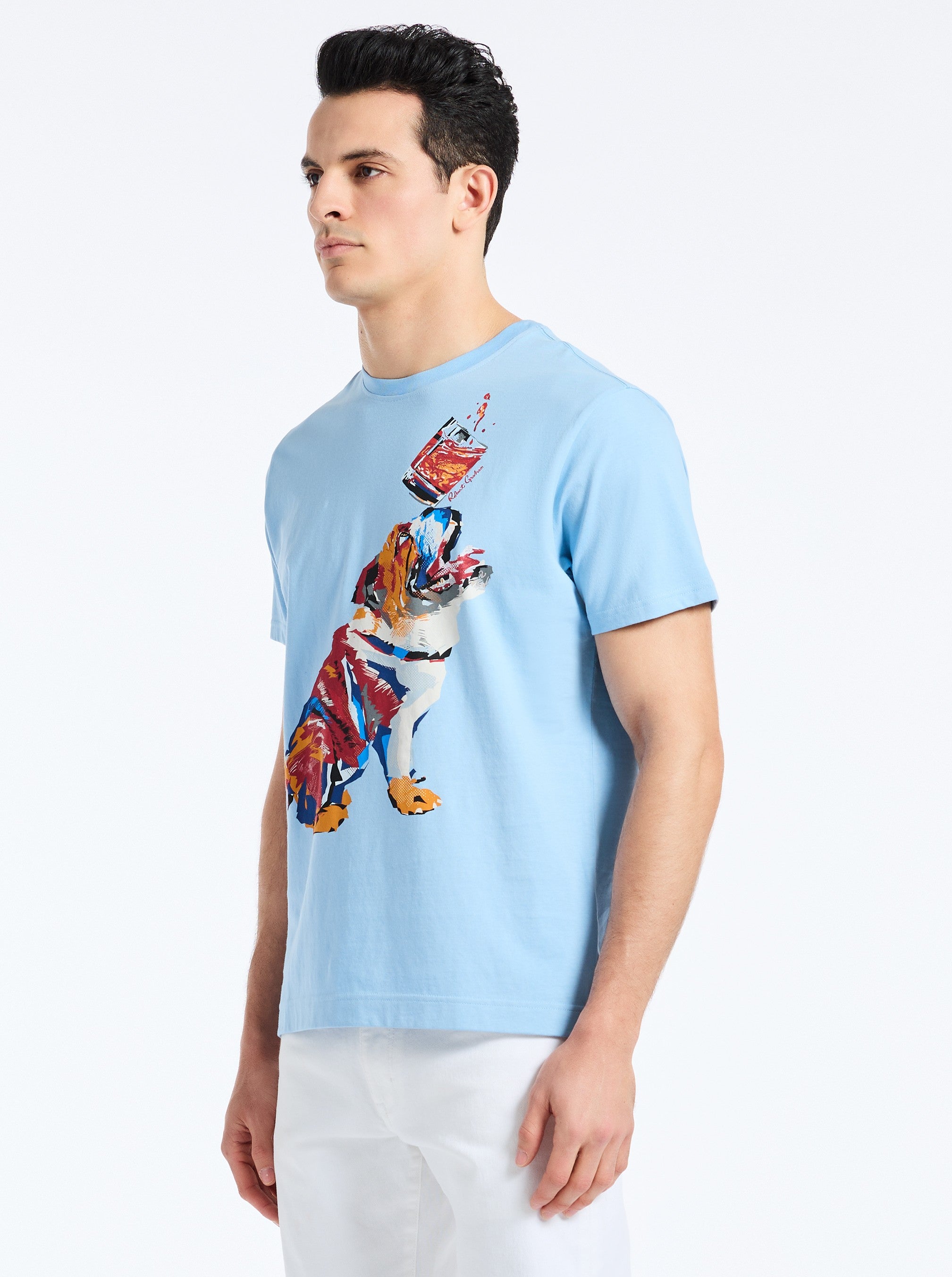 WHISKEY DOG SHORT SLEEVE T-SHIRT TALL