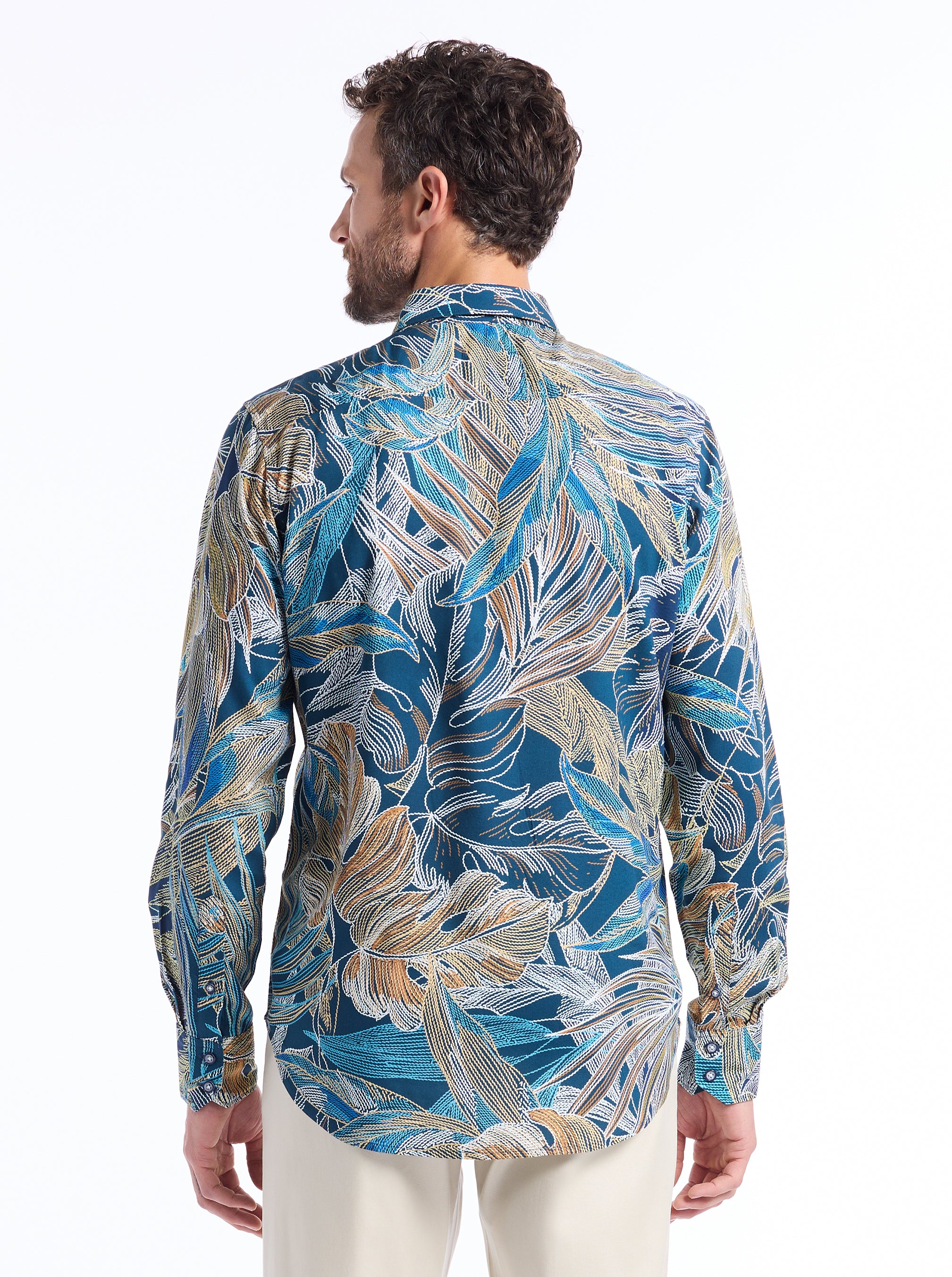 CHORRO LONG SLEEVE BUTTON DOWN SHIRT