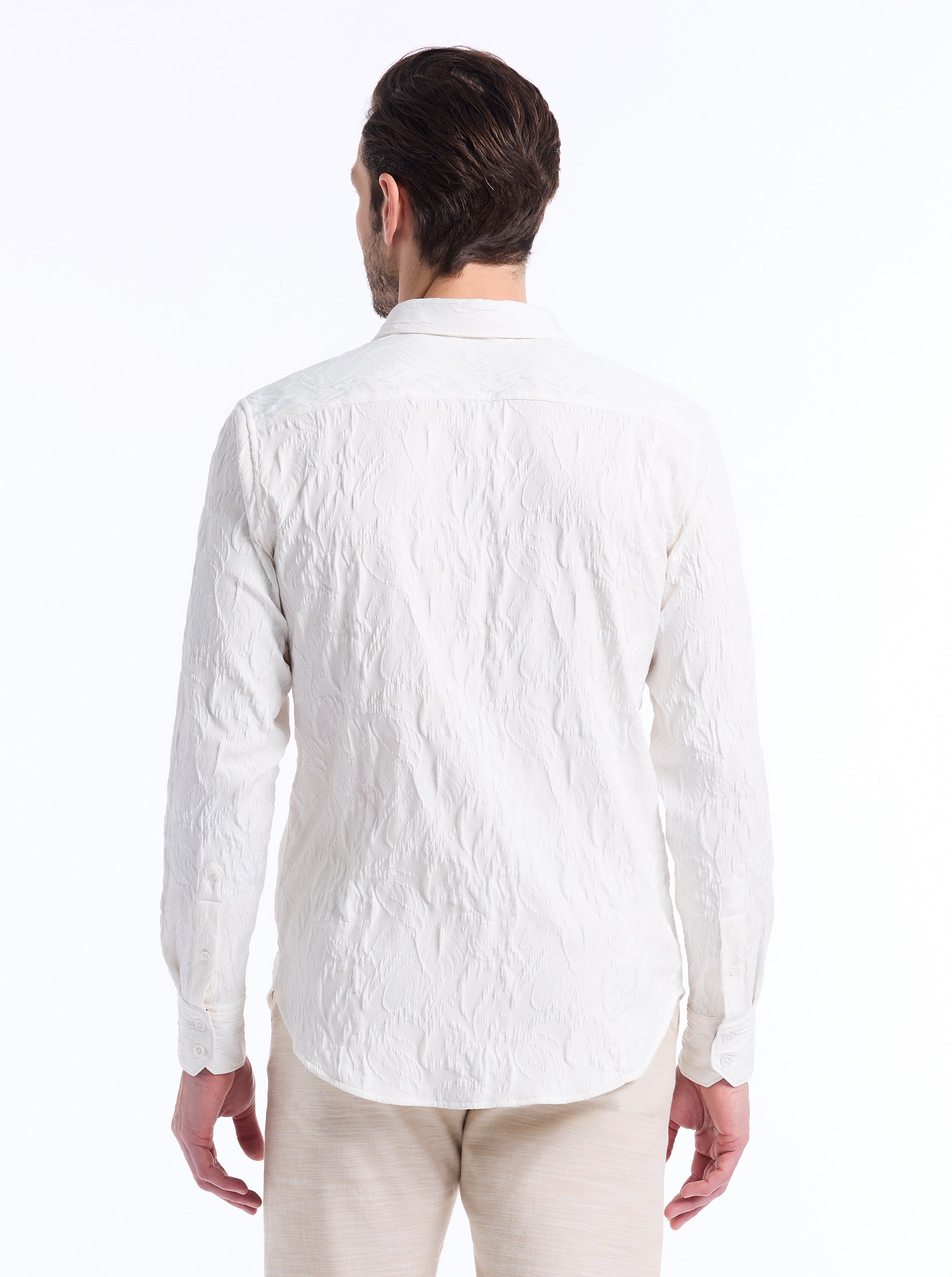 EUCALYPTUS LONG SLEEVE BUTTON DOWN SHIRT