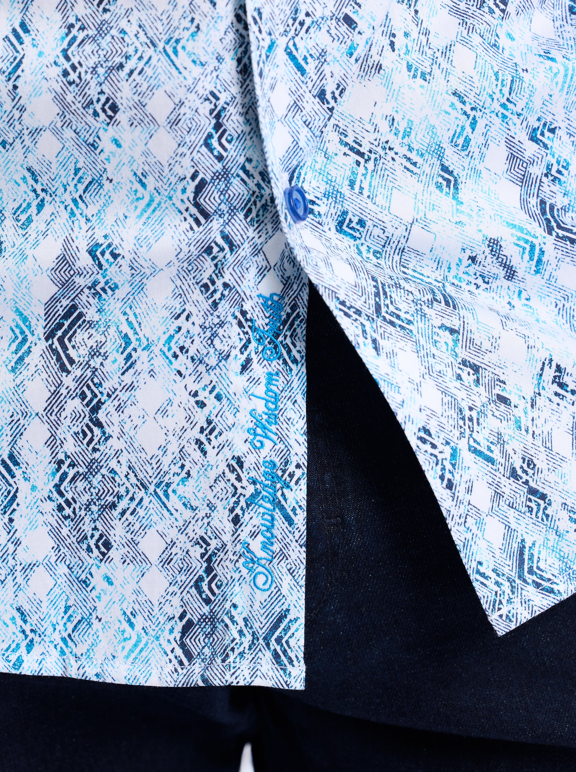 ALAHMAR LONG SLEEVE BUTTON DOWN SHIRT