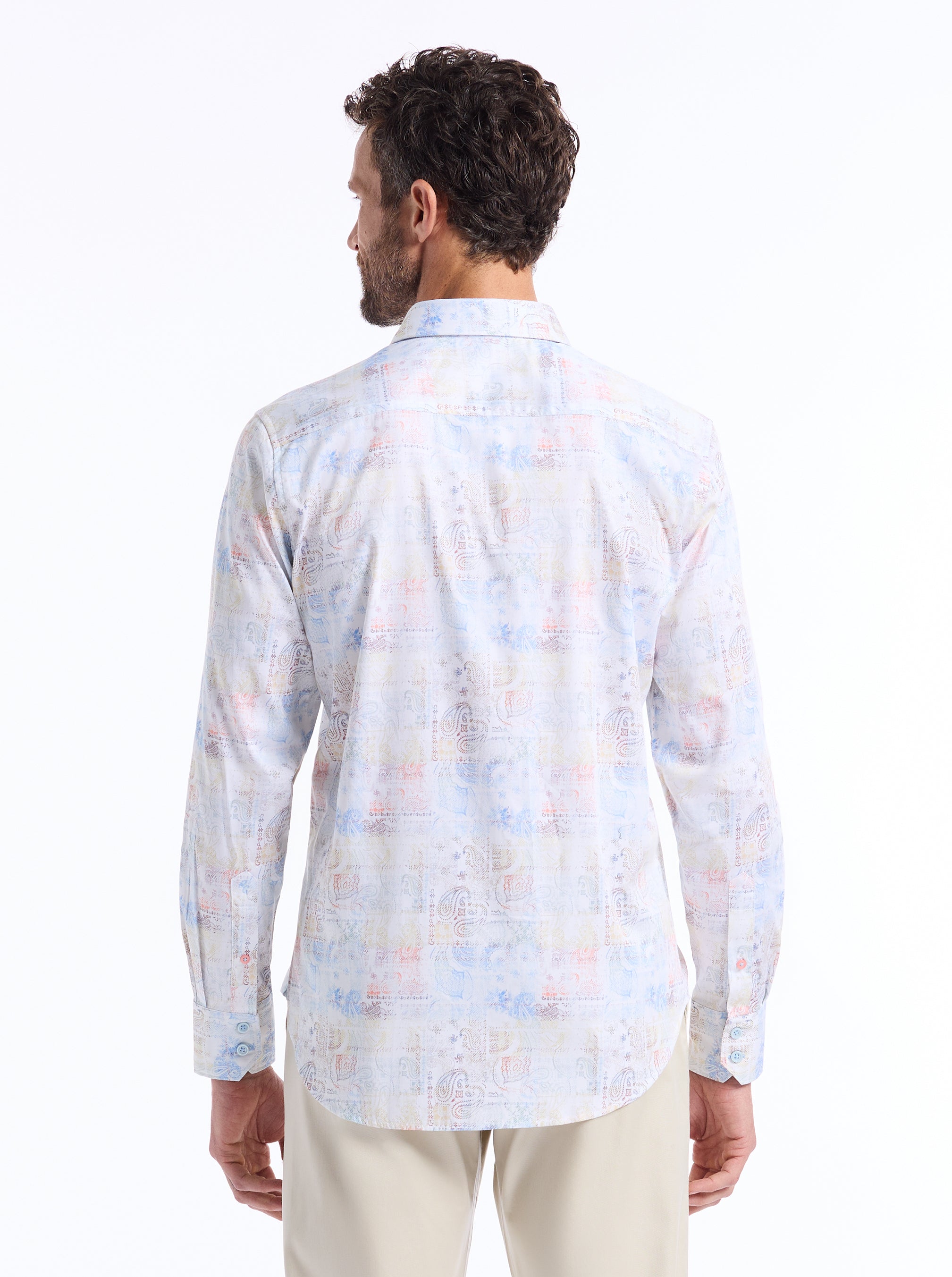 VISTA LONG SLEEVE BUTTON DOWN SHIRT