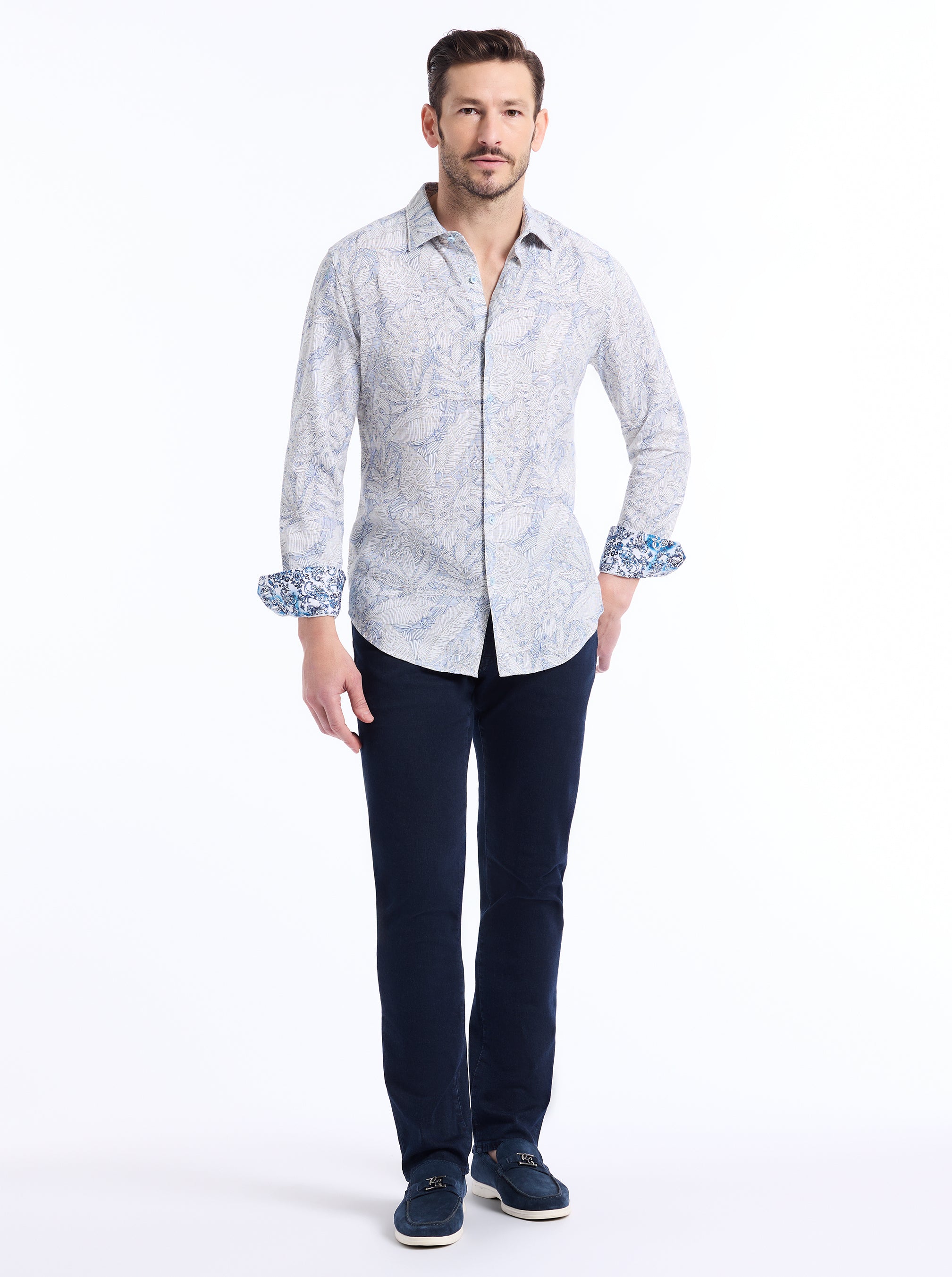 WINESAP LONG SLEEVE BUTTON DOWN SHIRT