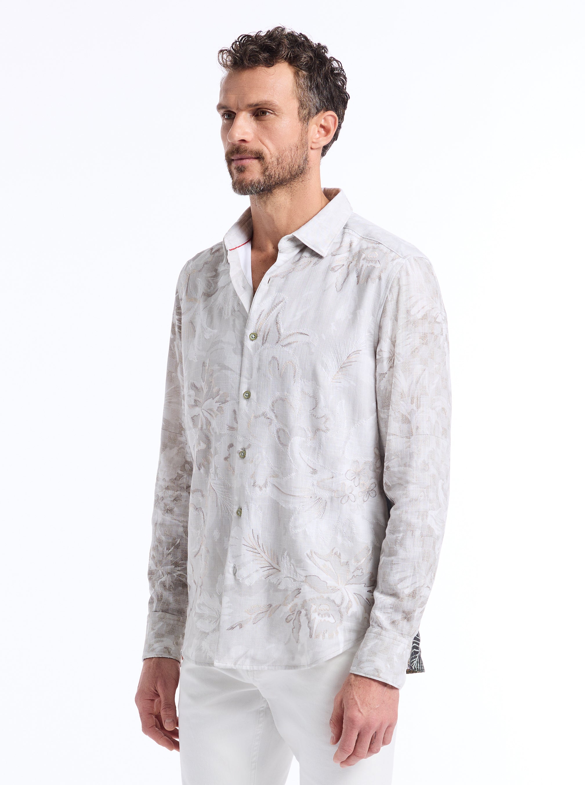 SAND CRUISER LONG SLEEVE BUTTON DOWN SHIRT