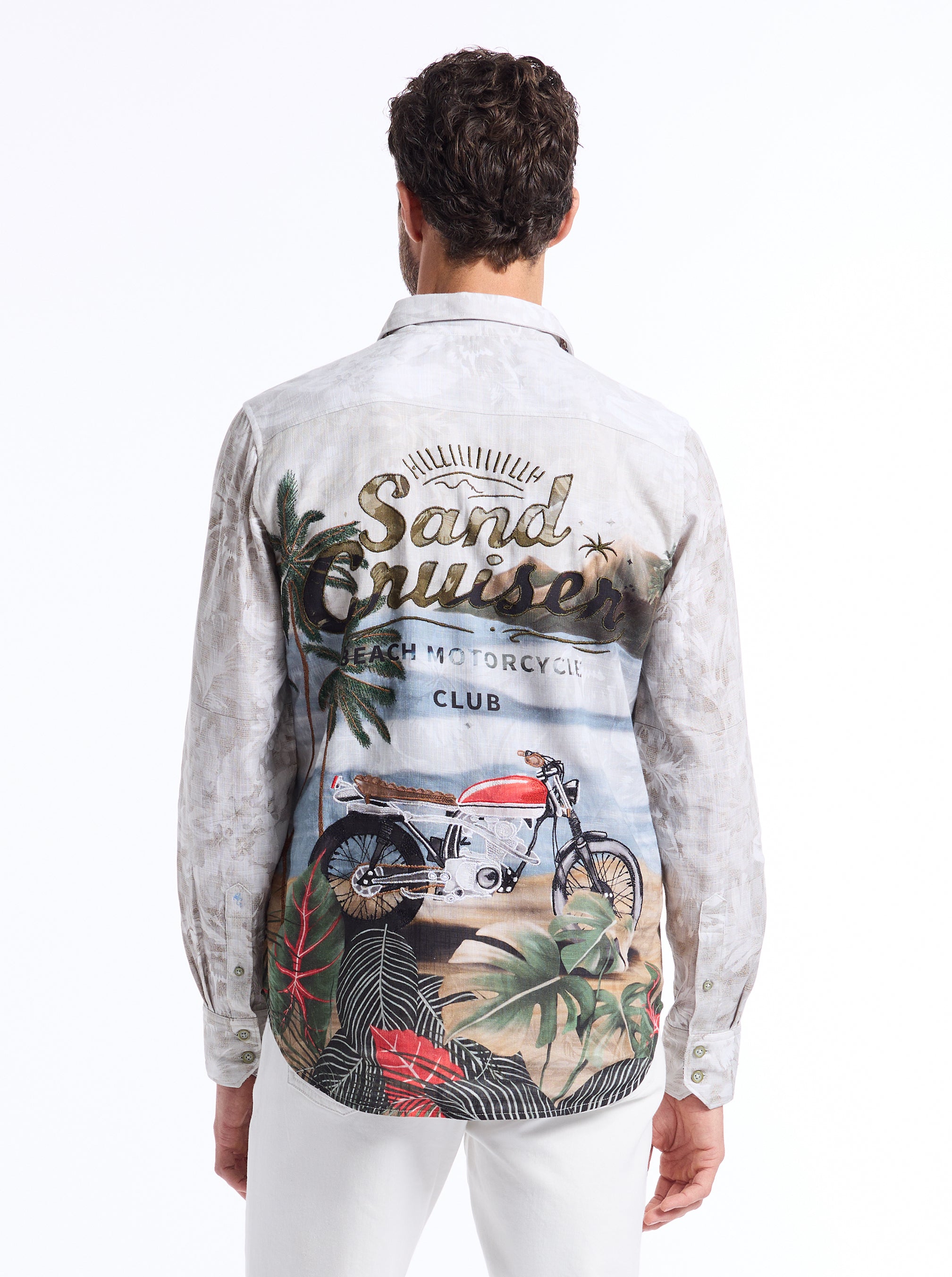 SAND CRUISER LONG SLEEVE BUTTON DOWN SHIRT