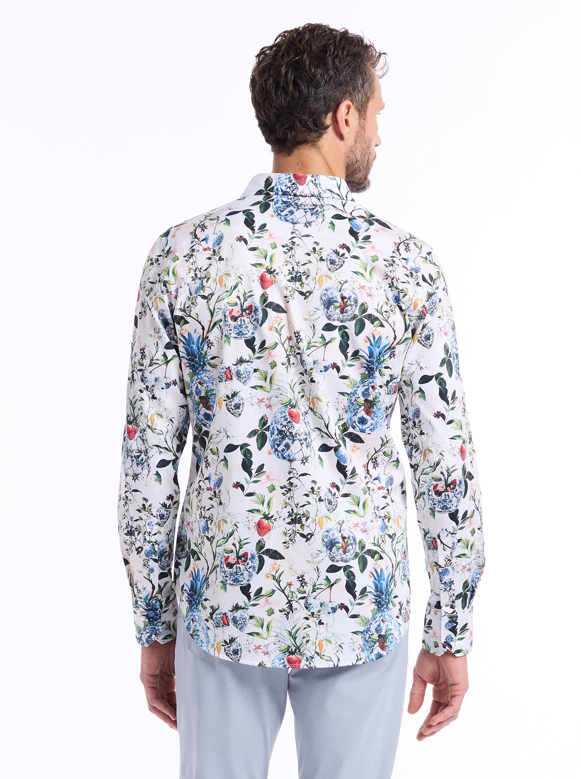 BRIARCLIFF LONG SLEEVE BUTTON DOWN SHIRT BIG