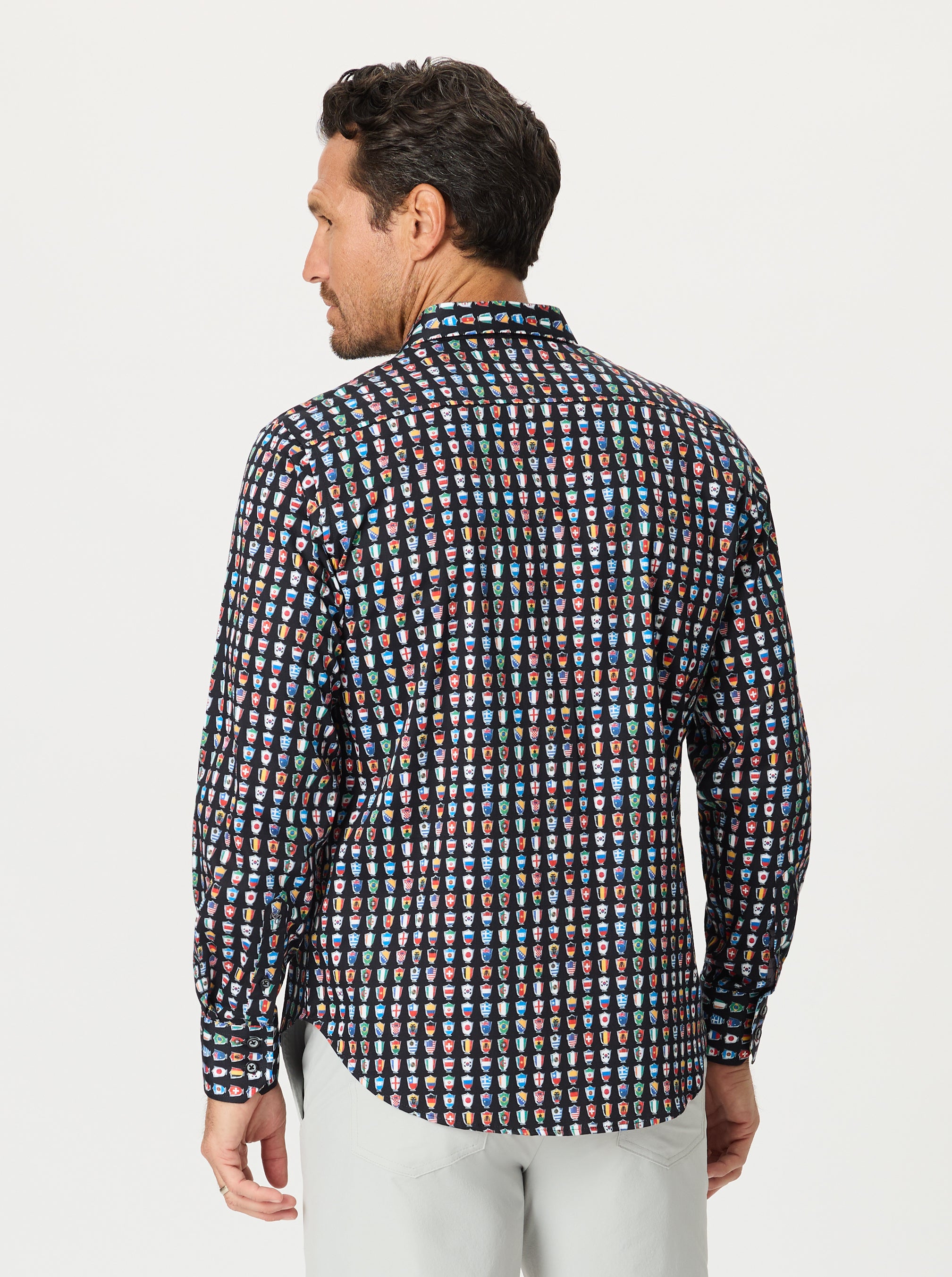 FOR THE WIN LONG SLEEVE BUTTON DOWN SHIRT