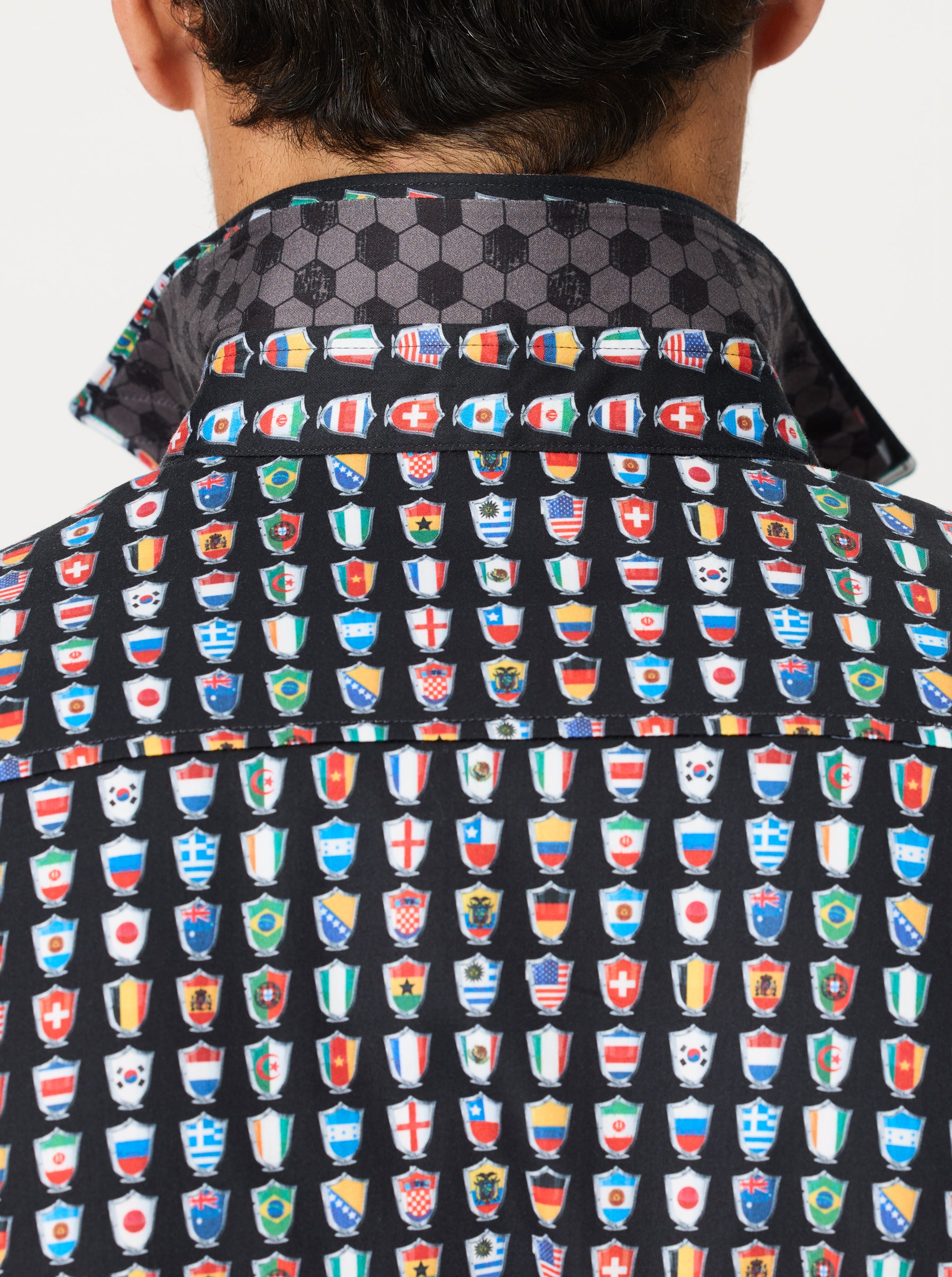 FOR THE WIN LONG SLEEVE BUTTON DOWN SHIRT