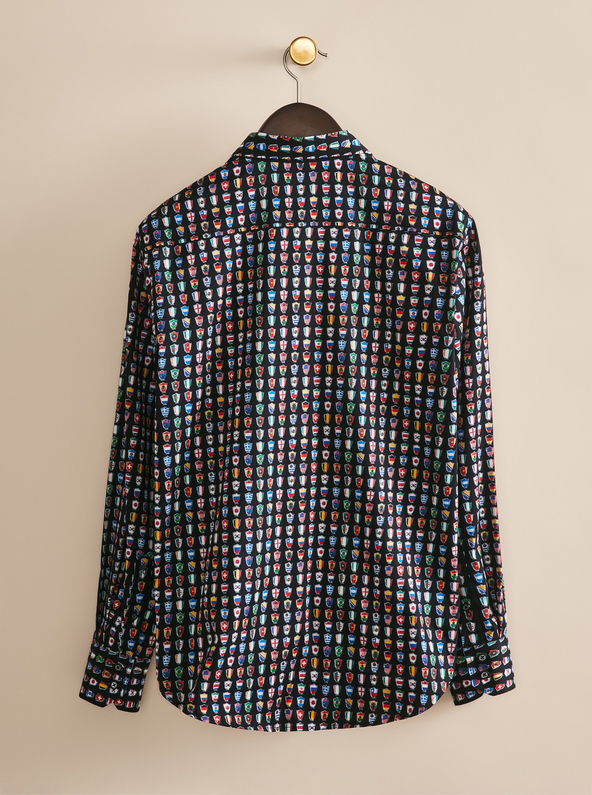 FOR THE WIN LONG SLEEVE BUTTON DOWN SHIRT
