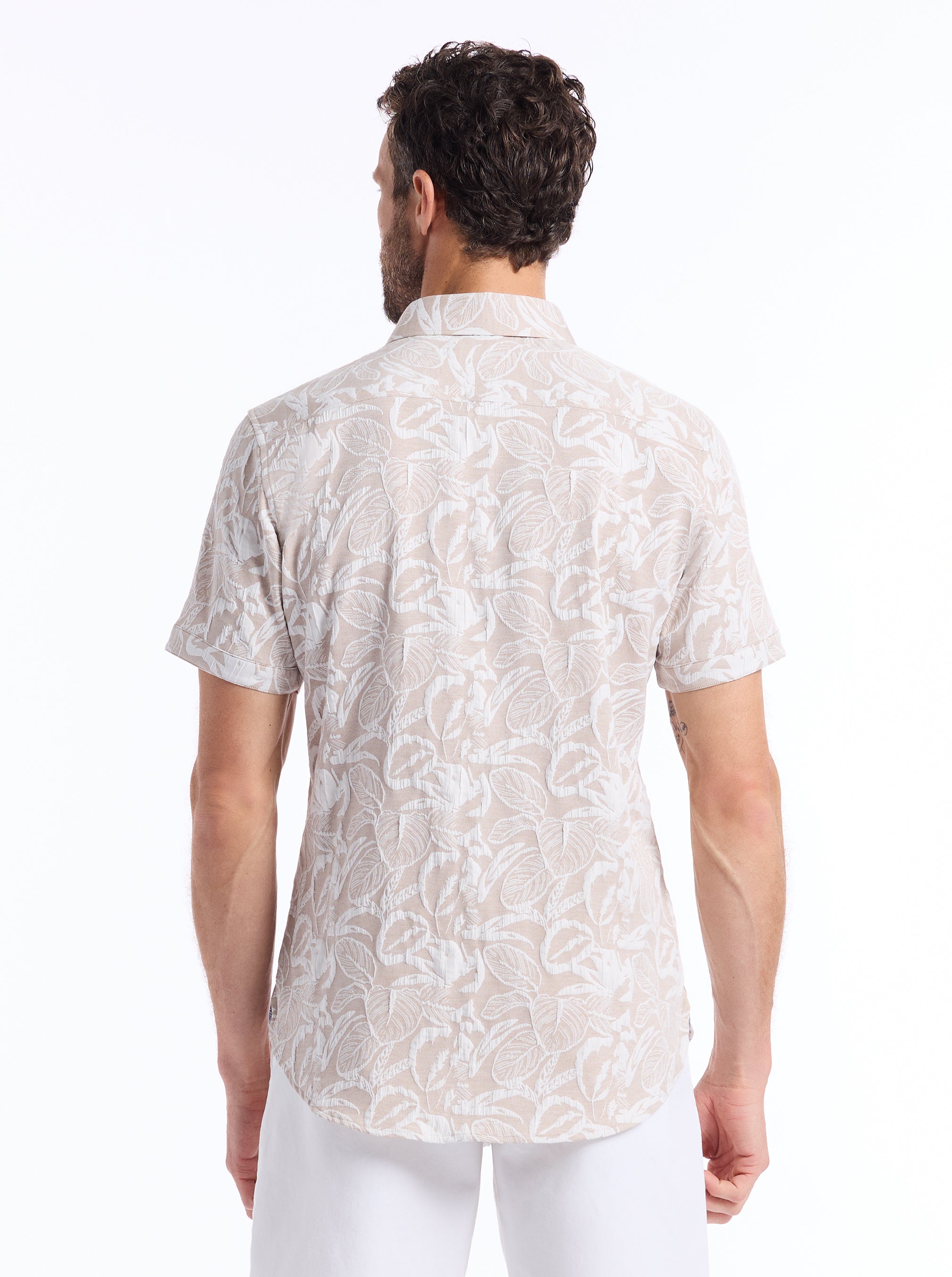 SANTA MONICA SHORT SLEEVE BUTTON DOWN SHIRT