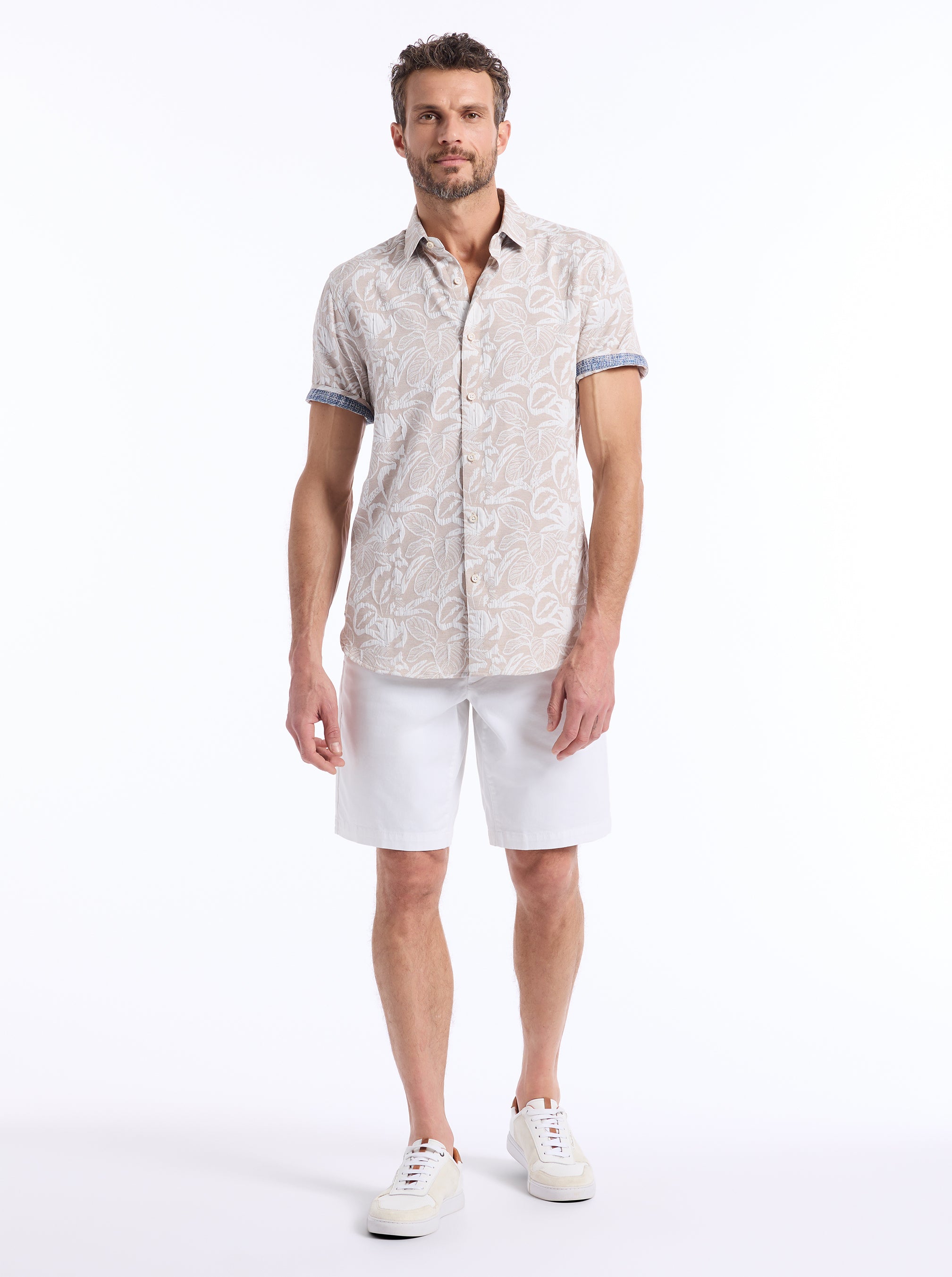 SANTA MONICA SHORT SLEEVE BUTTON DOWN SHIRT